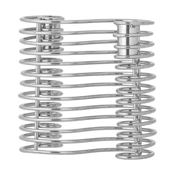 Wavela castiçal 15,5x14,5 cm - Prateado - Bloomingville