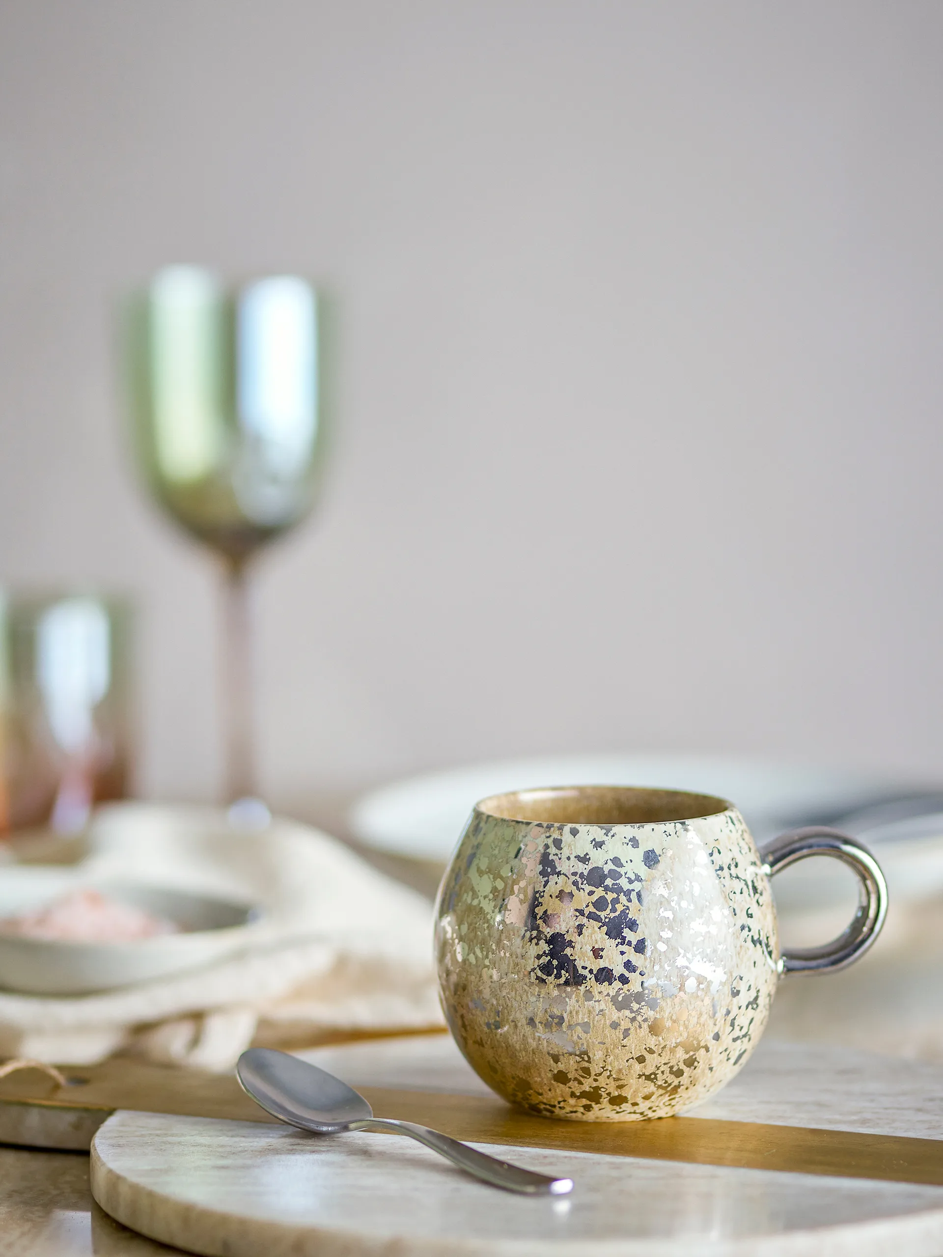 Xícara Paula 24 cl, Amarelo Bloomingville