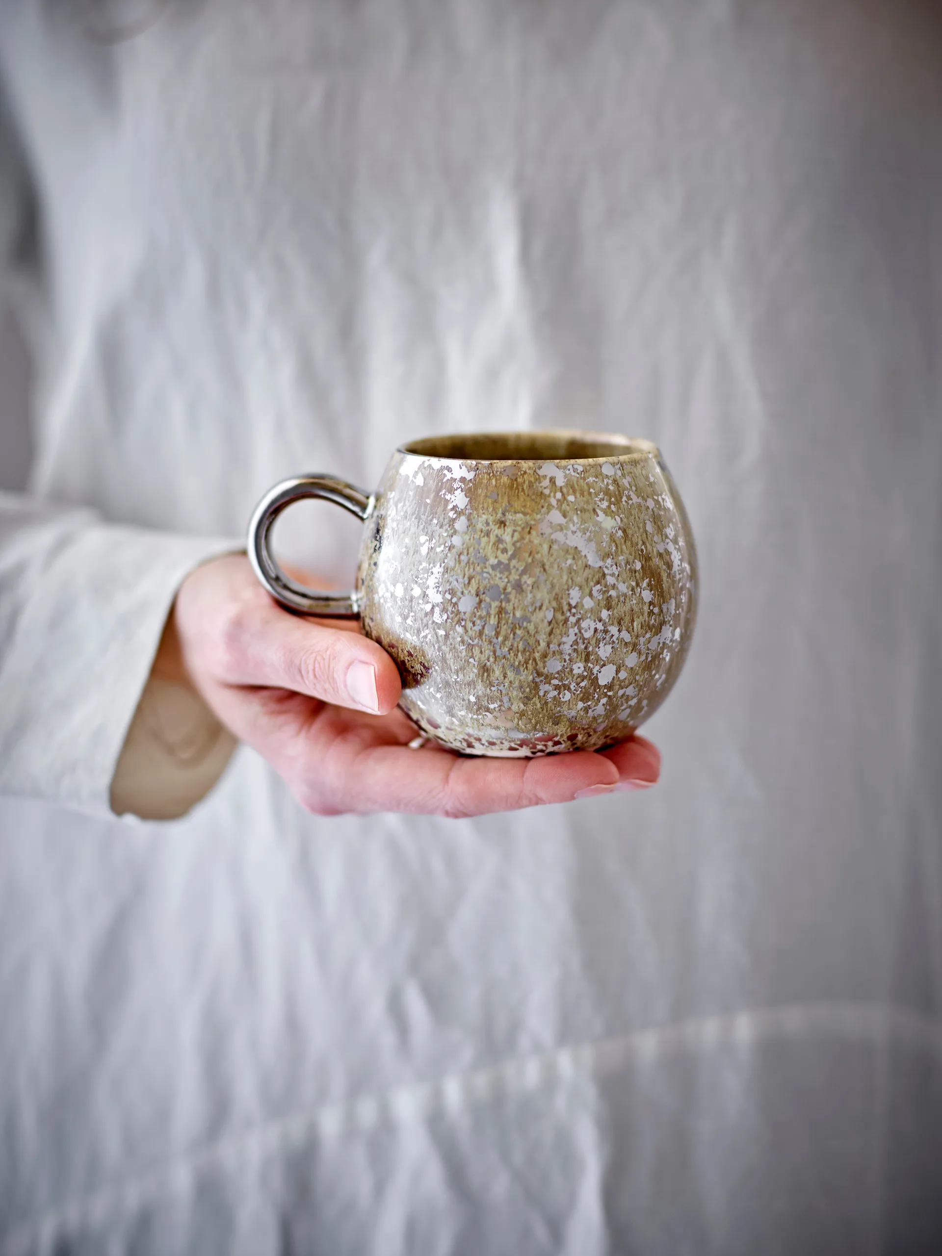 Xícara Paula 24 cl, Amarelo Bloomingville