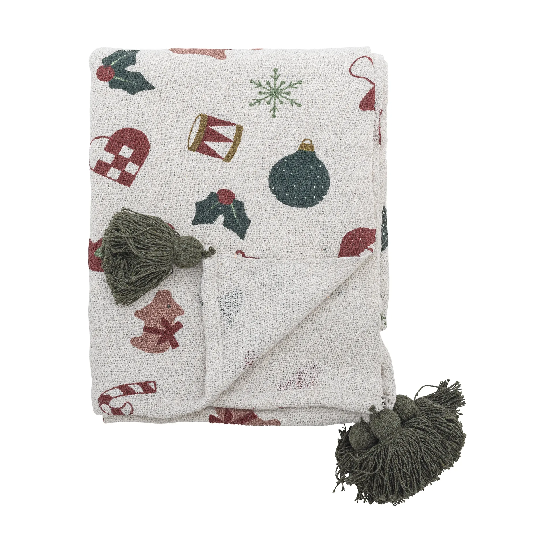 Yule cobertor 130x160 cm, Bege Bloomingville