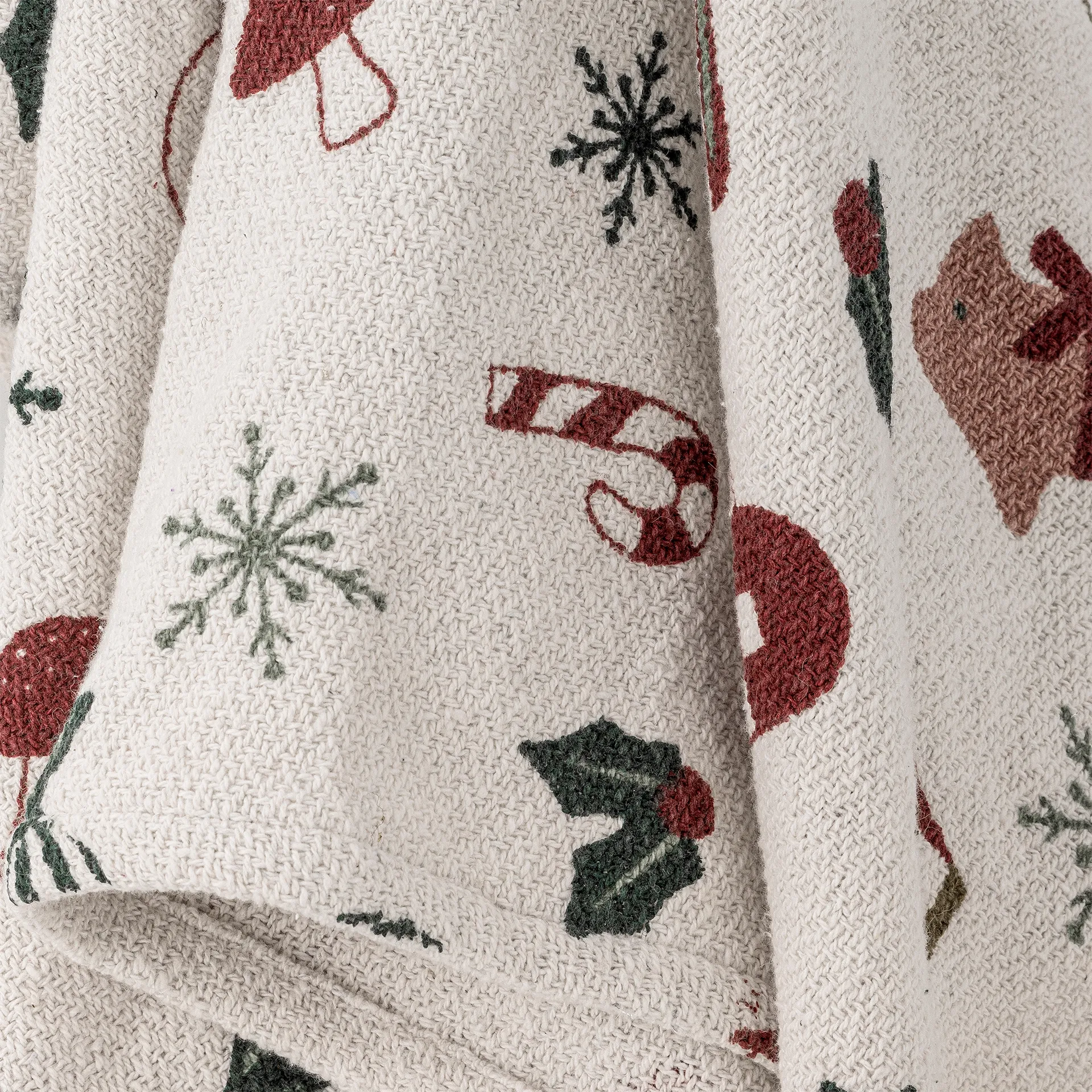 Yule cobertor 130x160 cm, Bege Bloomingville