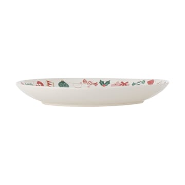 Yule travessa de servir Ø28 cm - Natural-vermelho - Bloomingville
