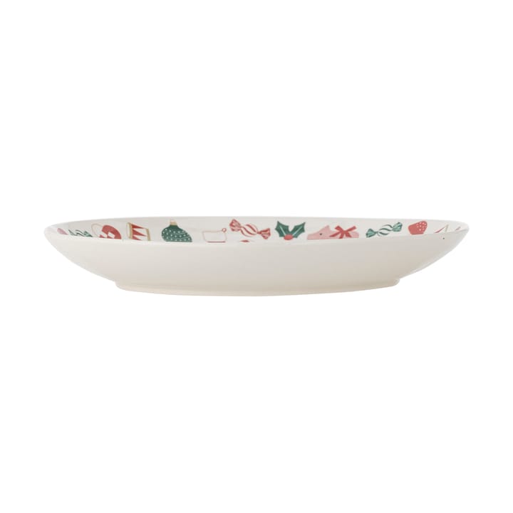Yule travessa de servir Ø28 cm, Natural-vermelho Bloomingville