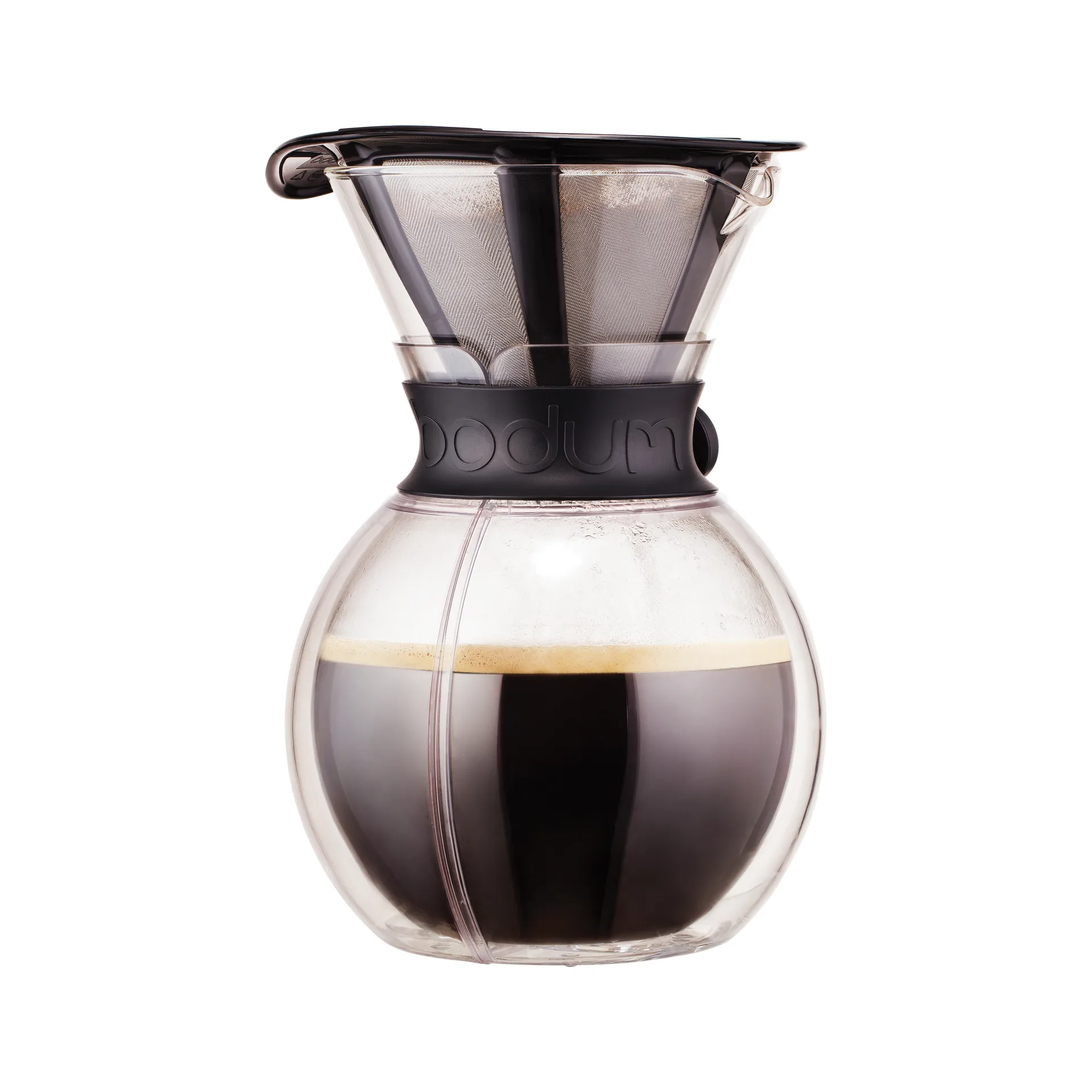 Cafeteira de filtro permanente 1 l Pour Over, preto Bodum