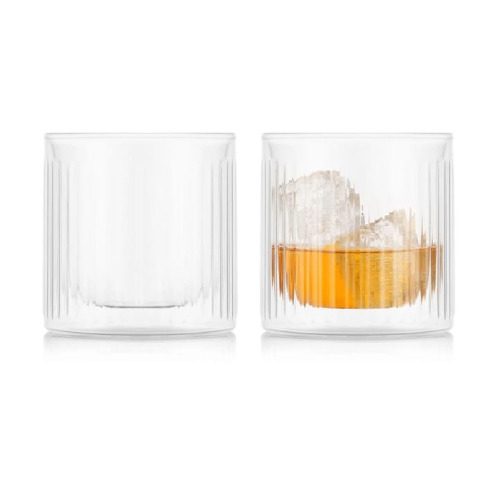 Copo de whiskey de parede dupla Douro Bar dubbelväggigt whiskeyglas 30 cl 2 un. - Transparente - Bodum