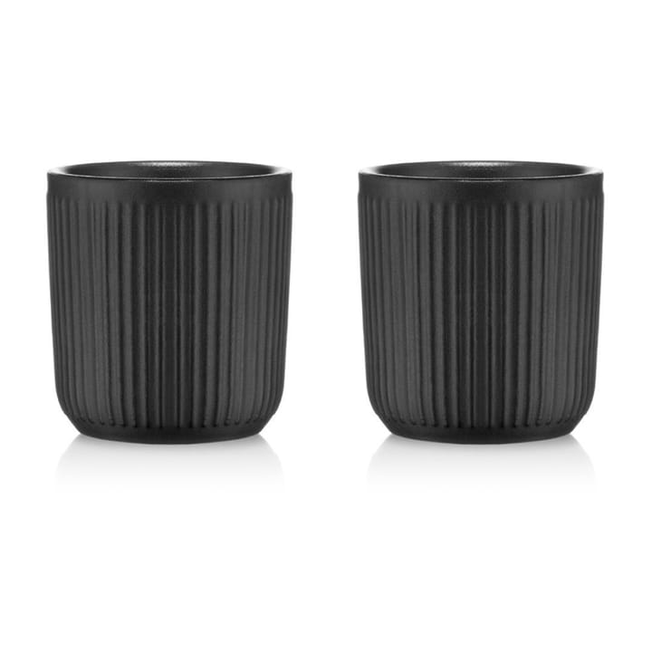 Douro caneca de parede dupla 2 unid. 10 cl - Preto - Bodum