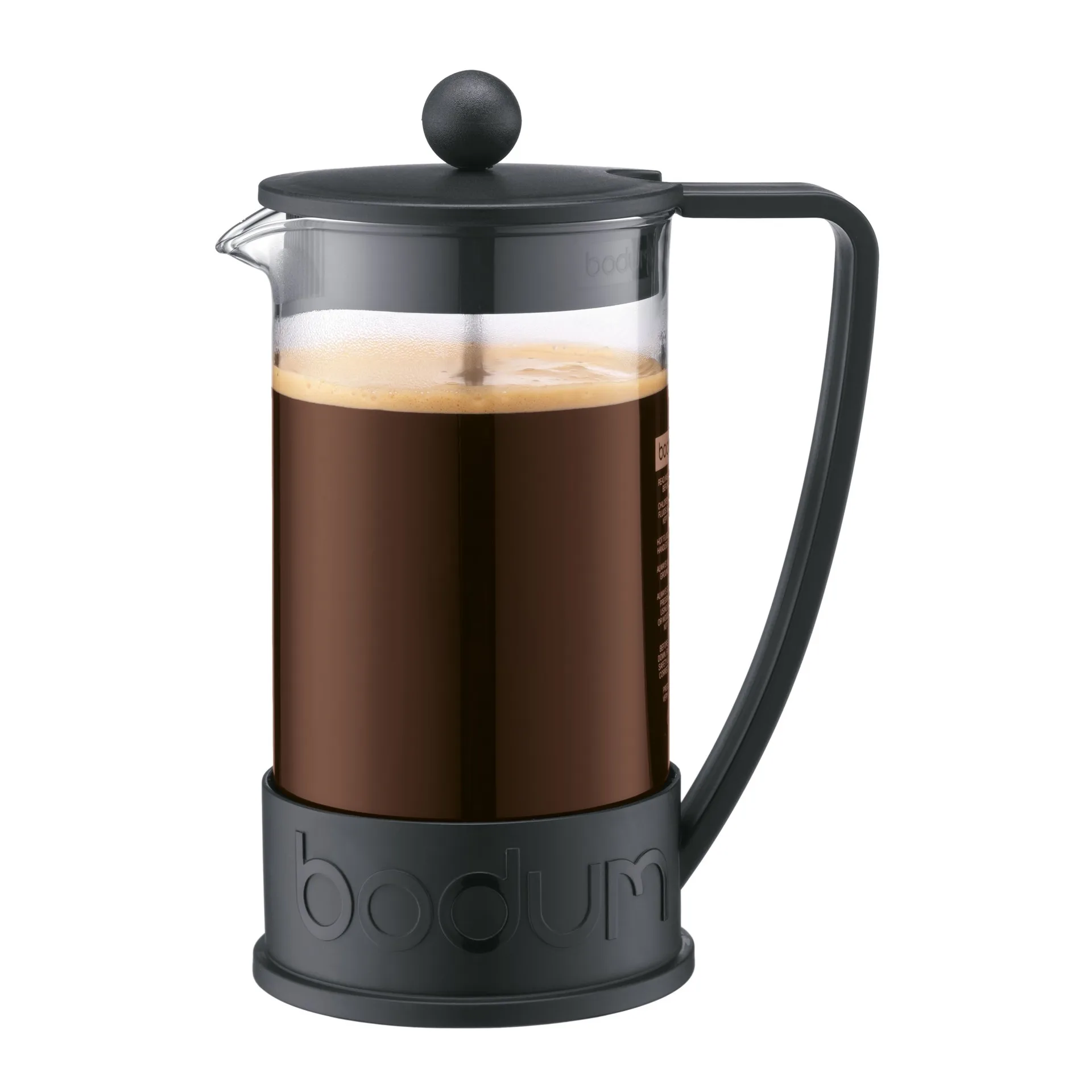 Prensa de café Brazil preto, 8 chávenas Bodum