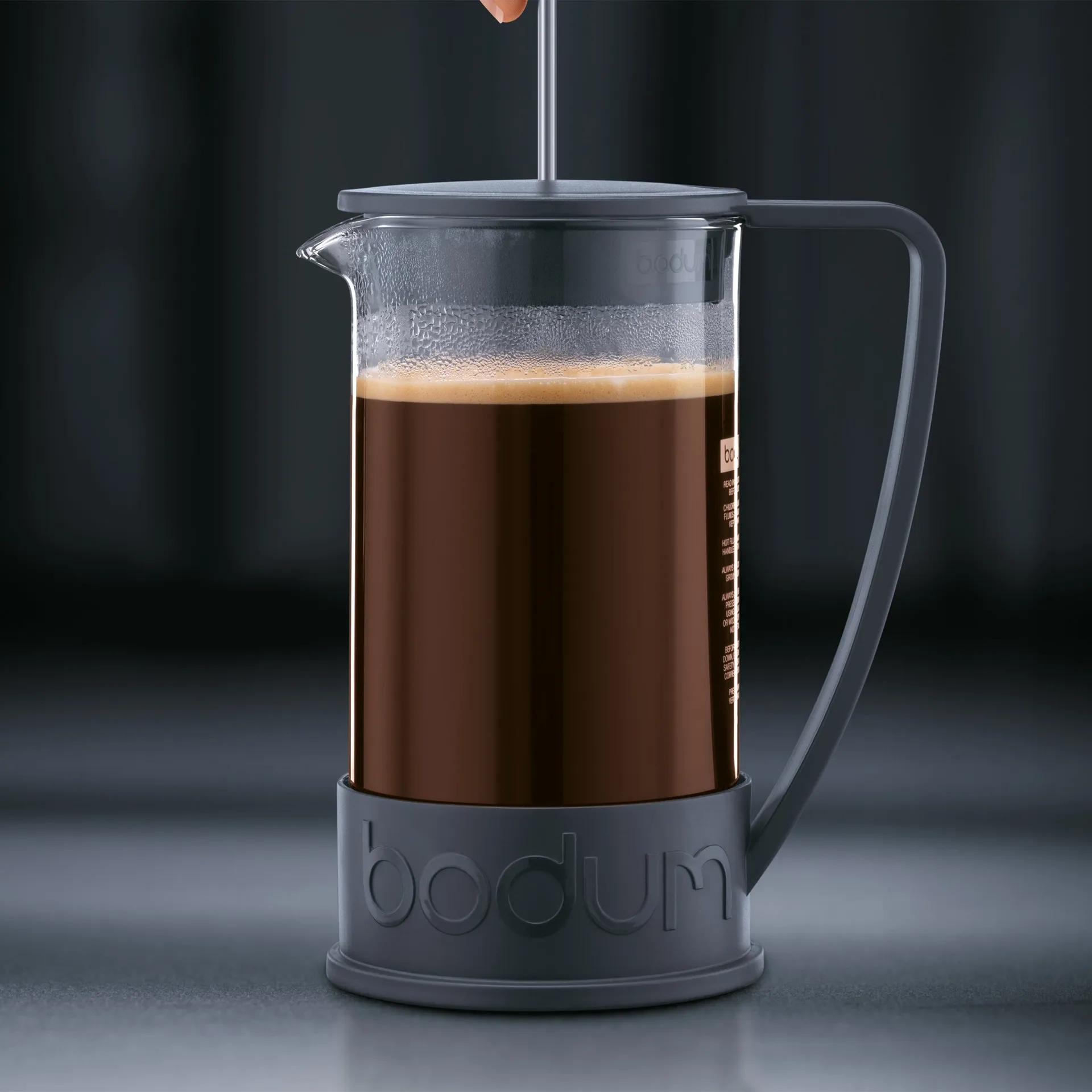 Prensa de café Brazil preto, 8 chávenas Bodum