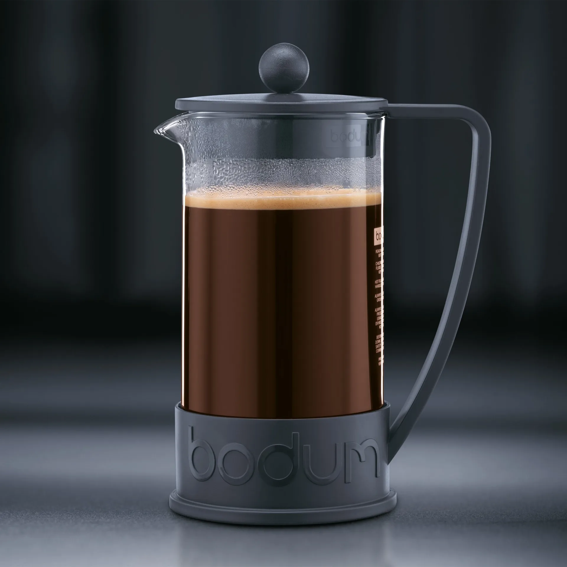 Prensa de café Brazil preto, 8 chávenas Bodum