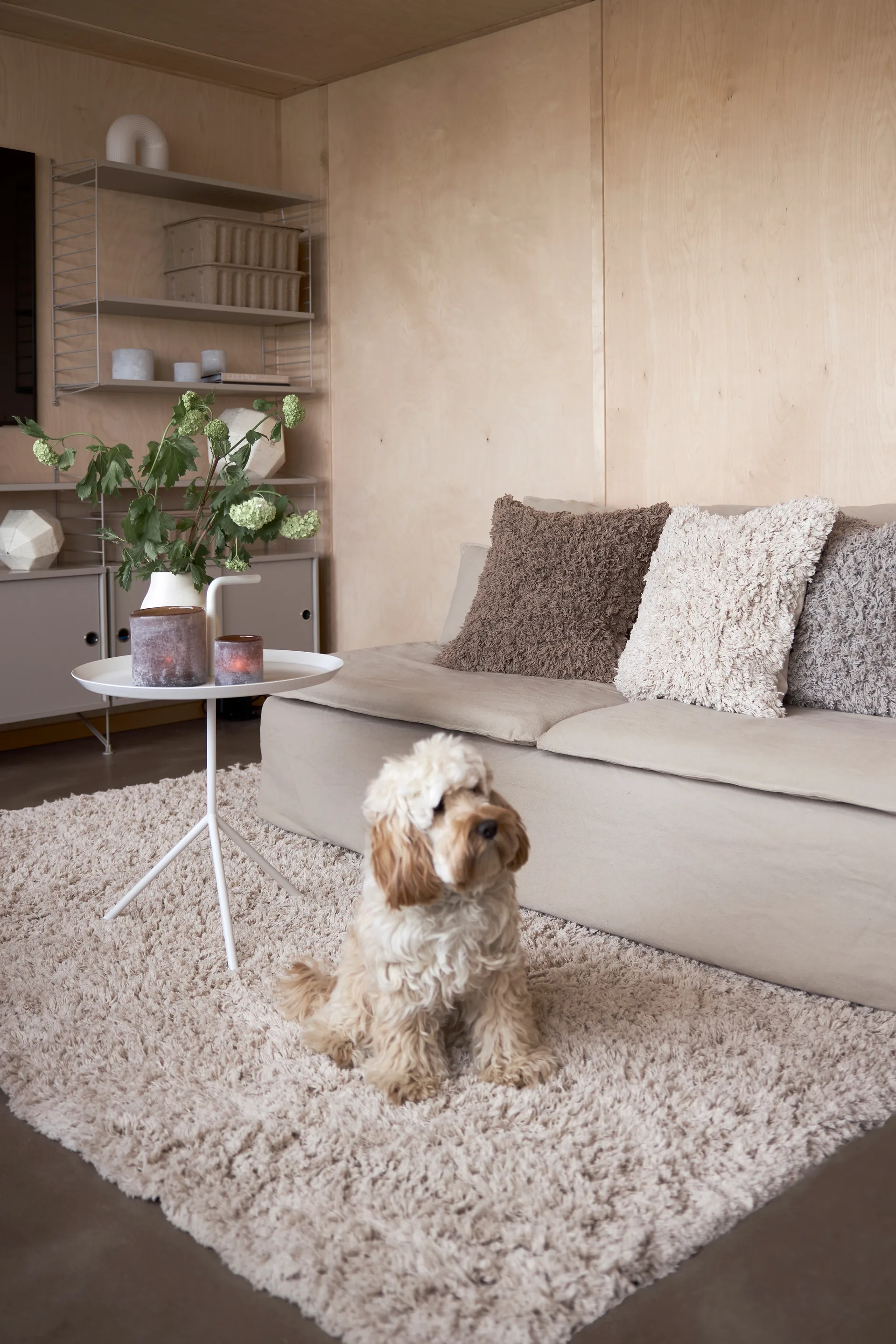 Capa de almofada algodão Noma 45x45 cm , Bege Boel & Jan