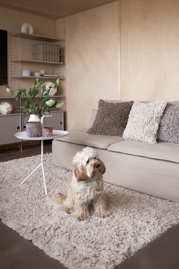 Capa de almofada algodão Noma 45x45 cm  - Bege - Boel & Jan