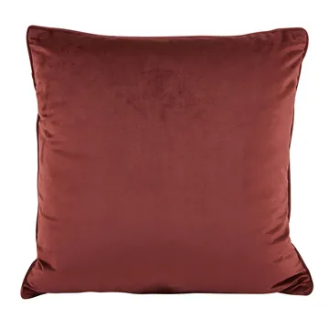 Capa de almofada Anna veludo - vermelho ferrugem - Boel & Jan