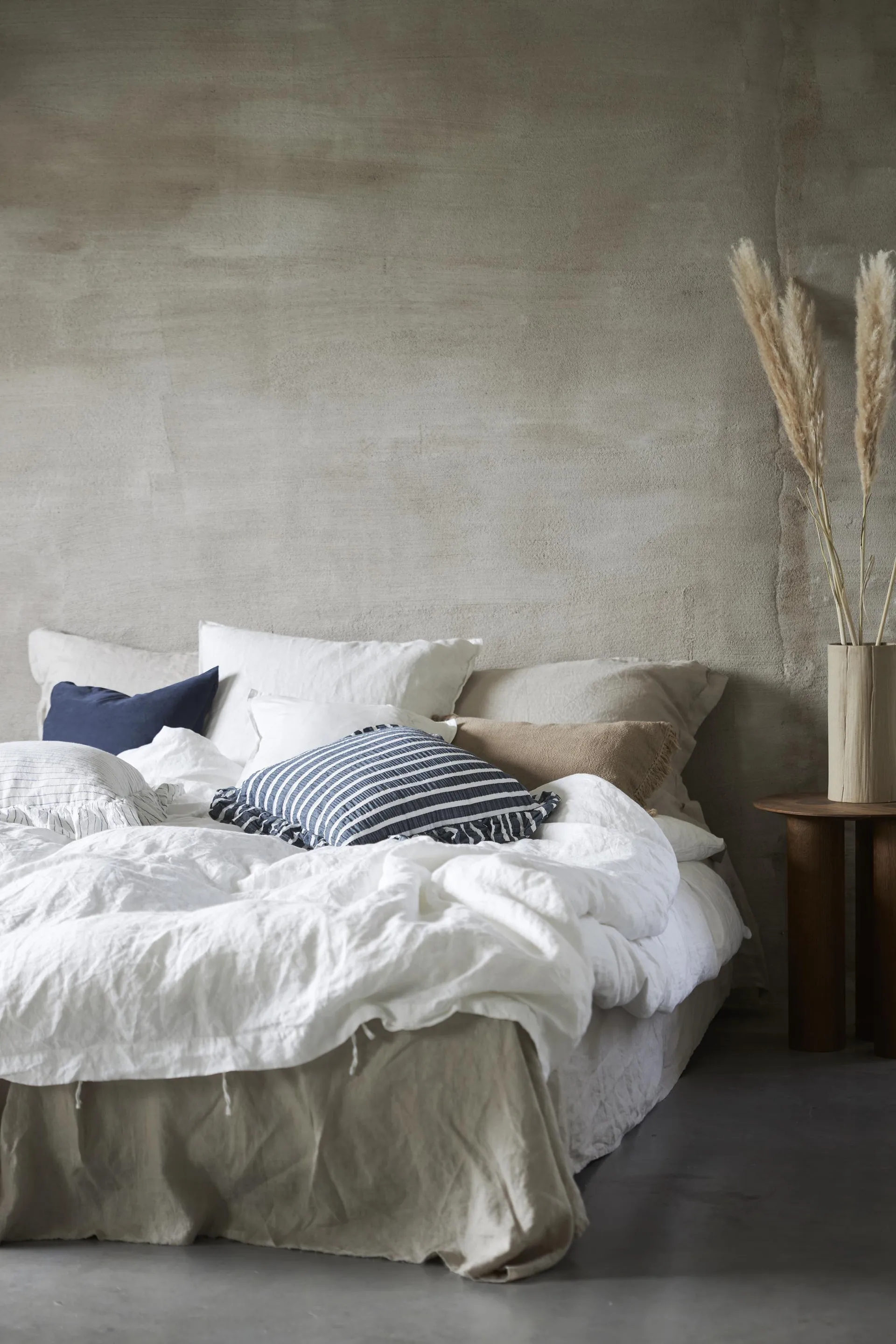 Capa de almofada Hanna 45x45 cm, Azul Boel & Jan