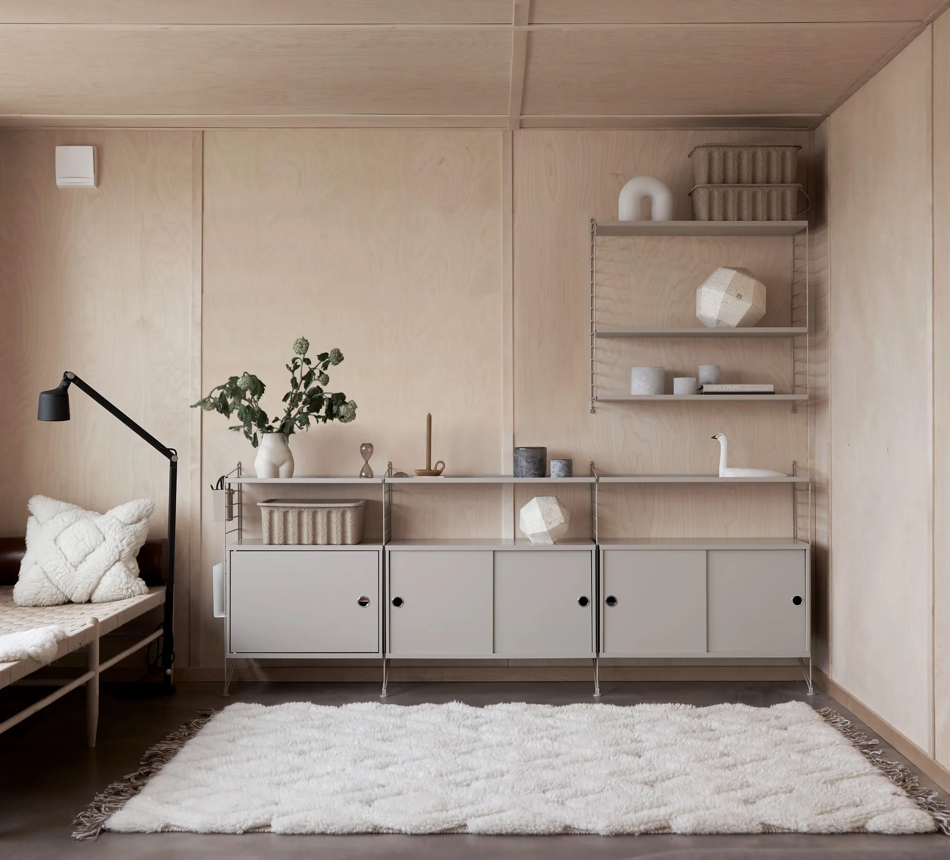 Carpete de lã Molly 200x300 cm, Branco  Boel & Jan