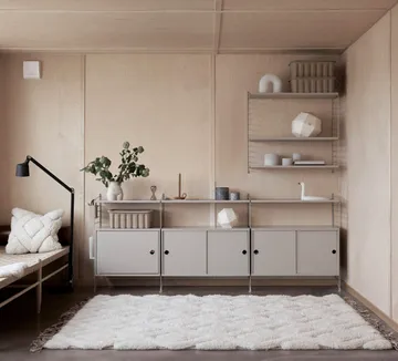 Carpete de lã Molly 200x300 cm - Branco  - Boel & Jan