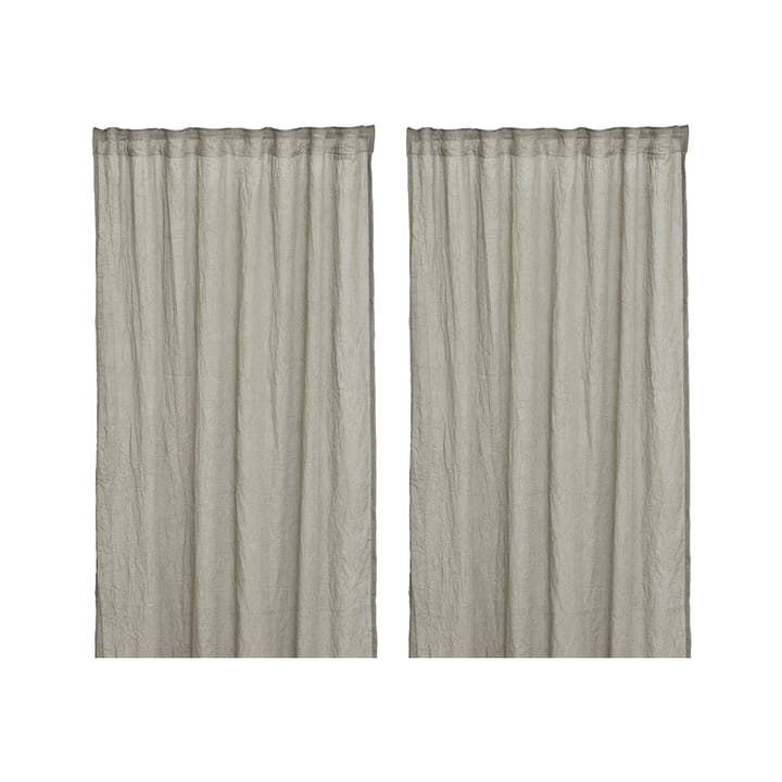 Conjunto de cortinas Mirja 130x275 cm 2 un. - cinza - Boel & Jan