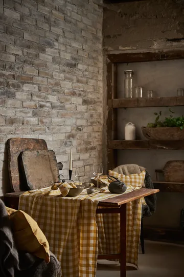 Grete fronha 45x45 cm - Amarelo - Boel & Jan