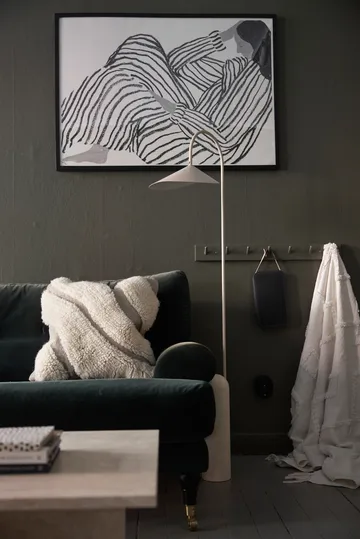 Manta de algodão Tovhult 130x170 cm - Off white  - Boel & Jan
