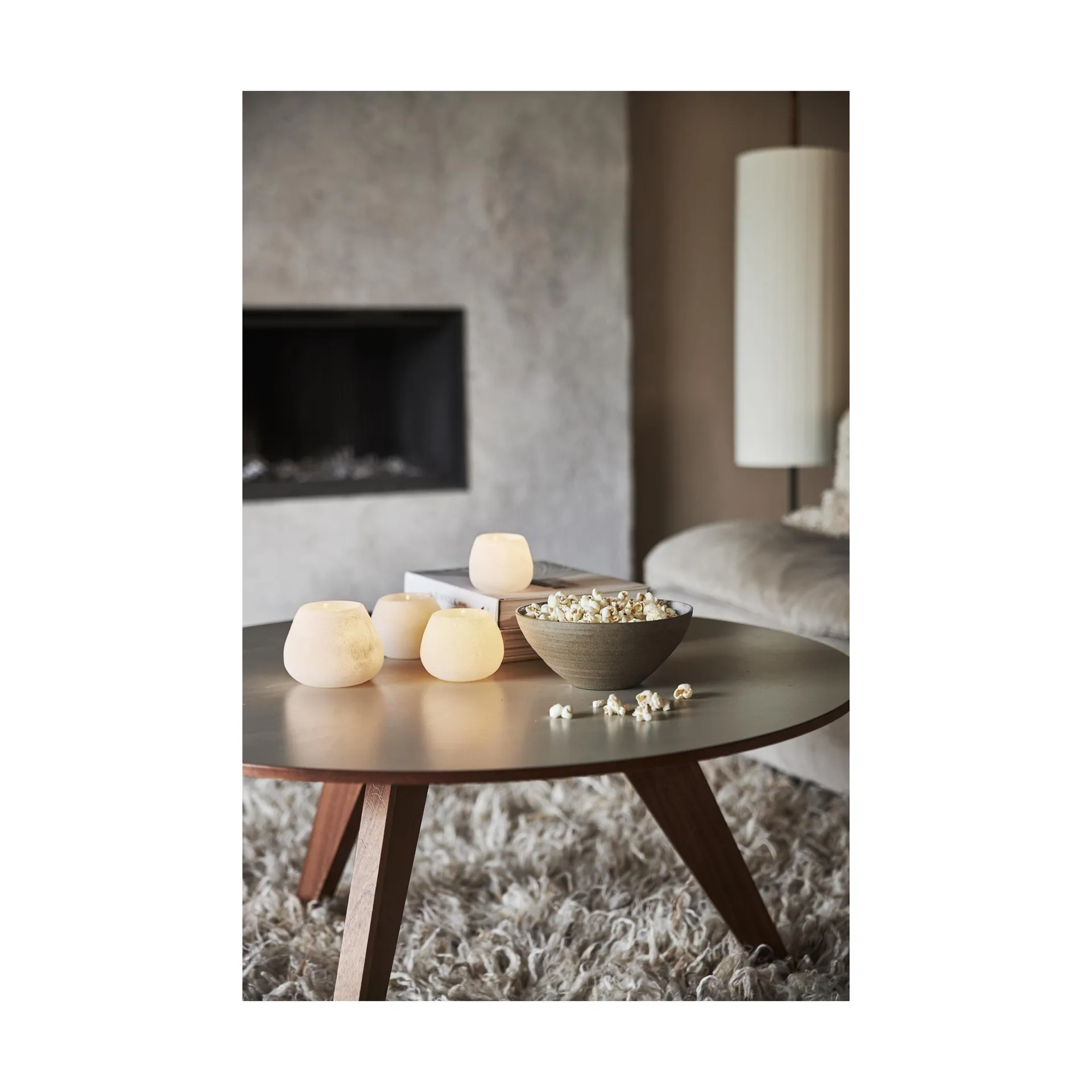 Norrvik lanterna-Branco, Ø11 cm Boel & Jan