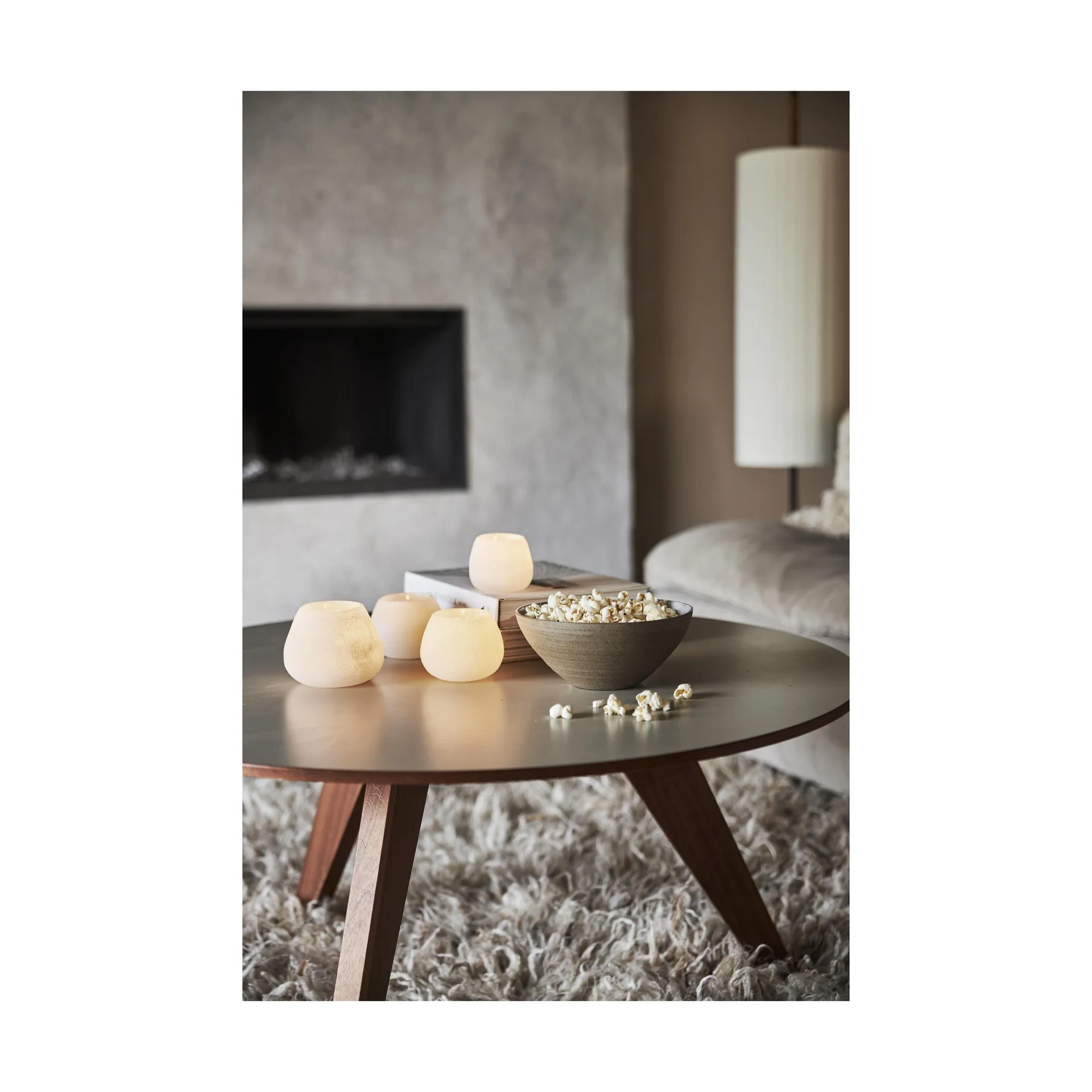 Norrvik lanterna-Branco, Ø7,5 cm Boel & Jan