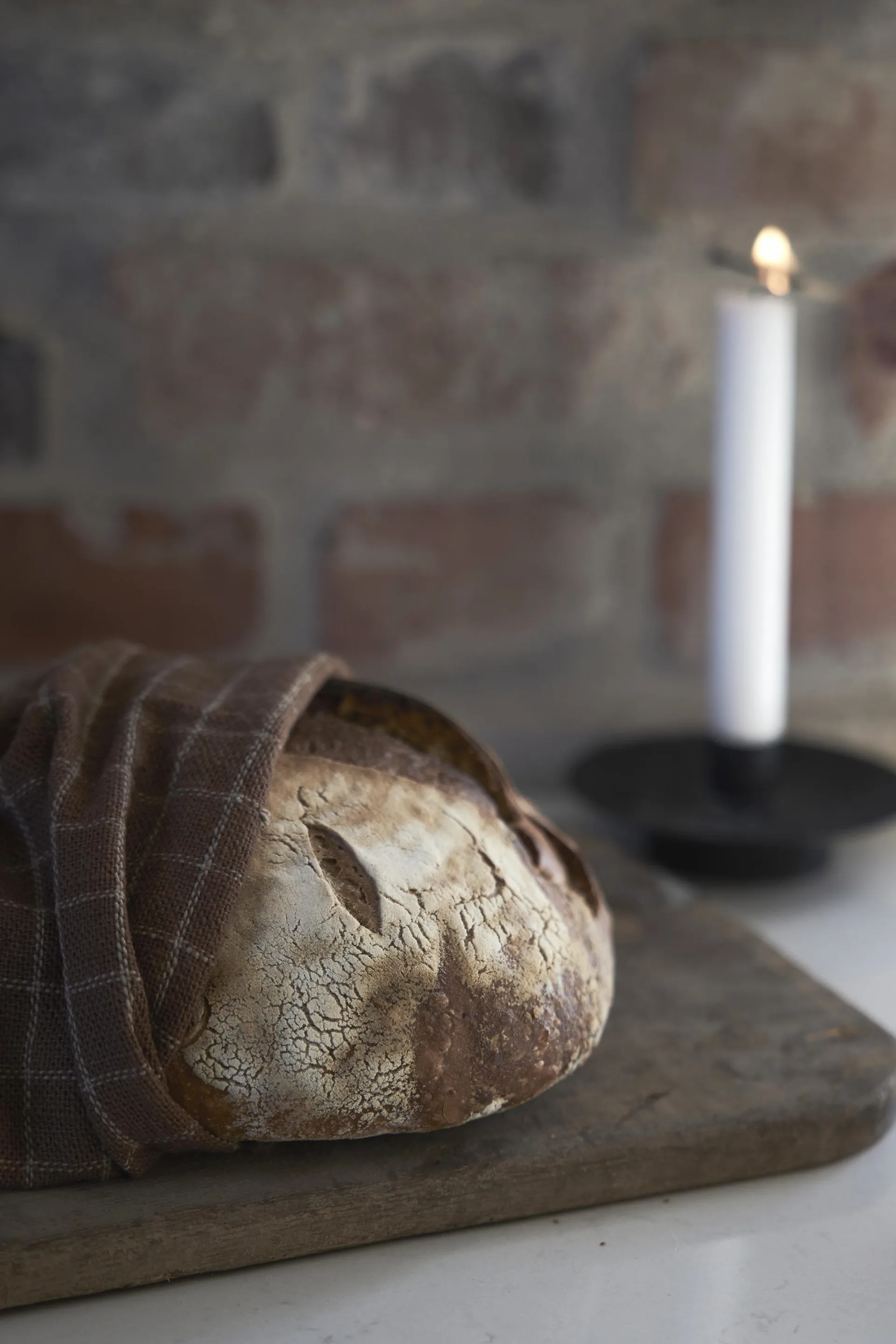 Pano de cozinha Lunnevik small 50x70 cm, Castanho Boel & Jan