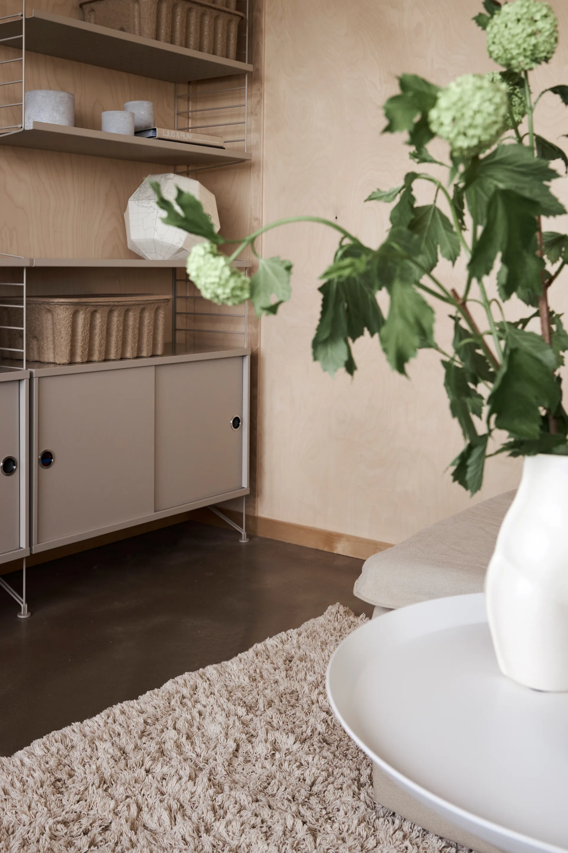 Tapete de algodão Noma 60x90 cm, Bege Boel & Jan