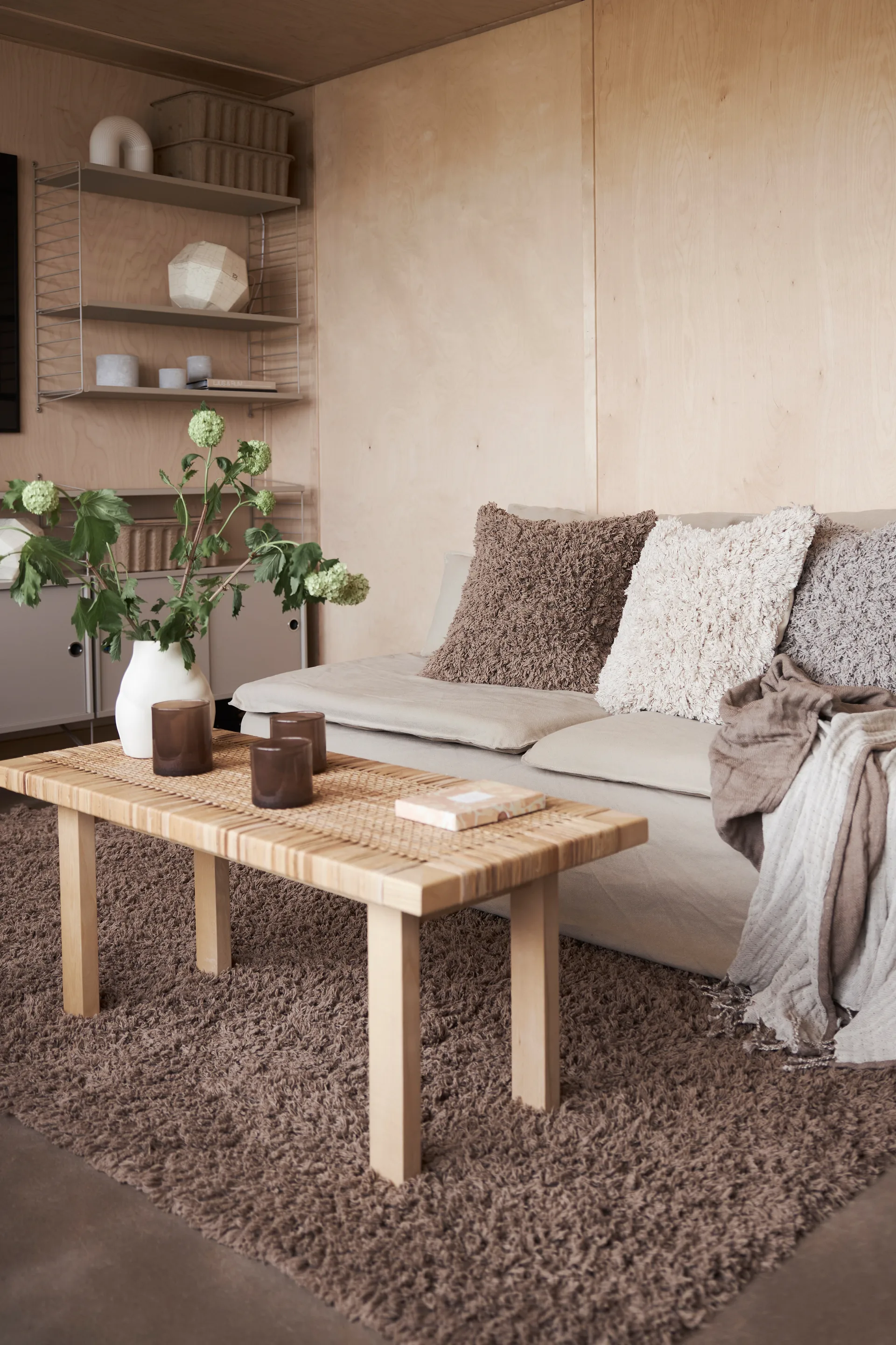 Tapete de algodão Noma 70x200 cm, Castanho  Boel & Jan