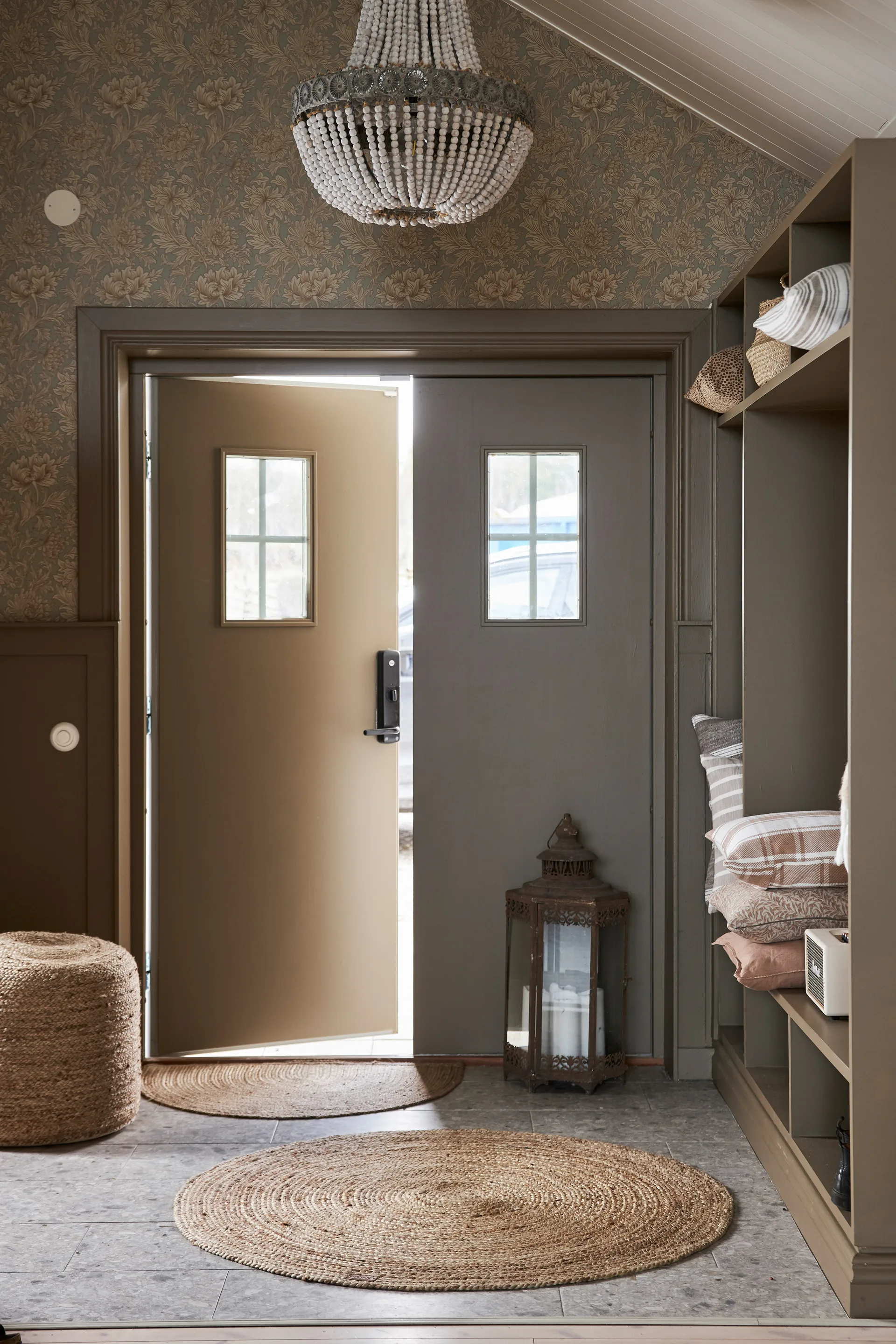 Tapete Merida redondo juta,  120 cm Boel & Jan