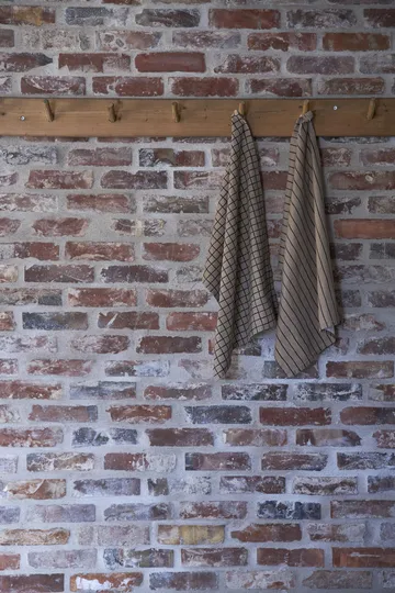 Toalha de cozinha 50x70 cm 2-unidades - Castanho - Boel & Jan