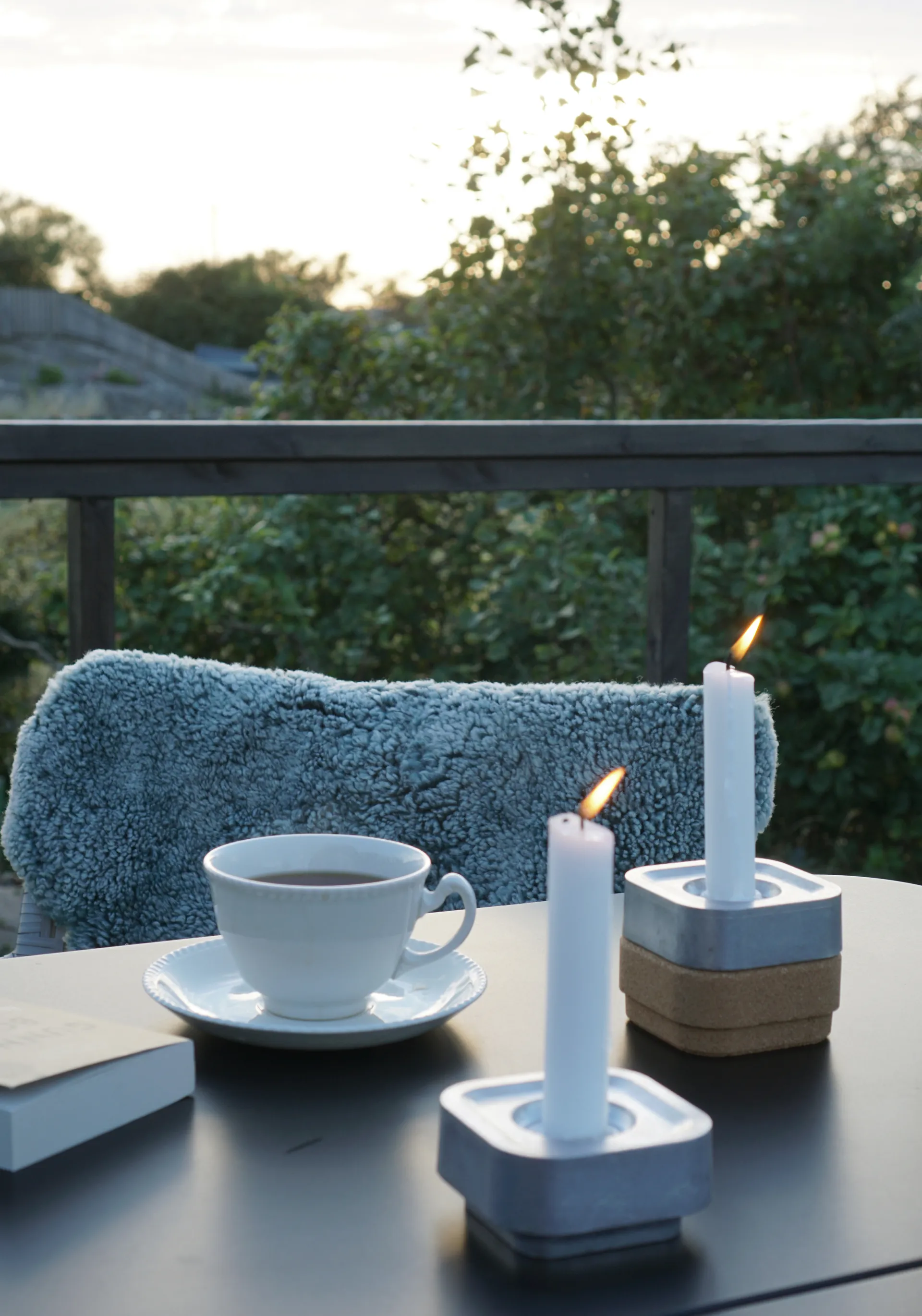 Suporte de velas Stumpastaken Ettan, alumínio Born In Sweden