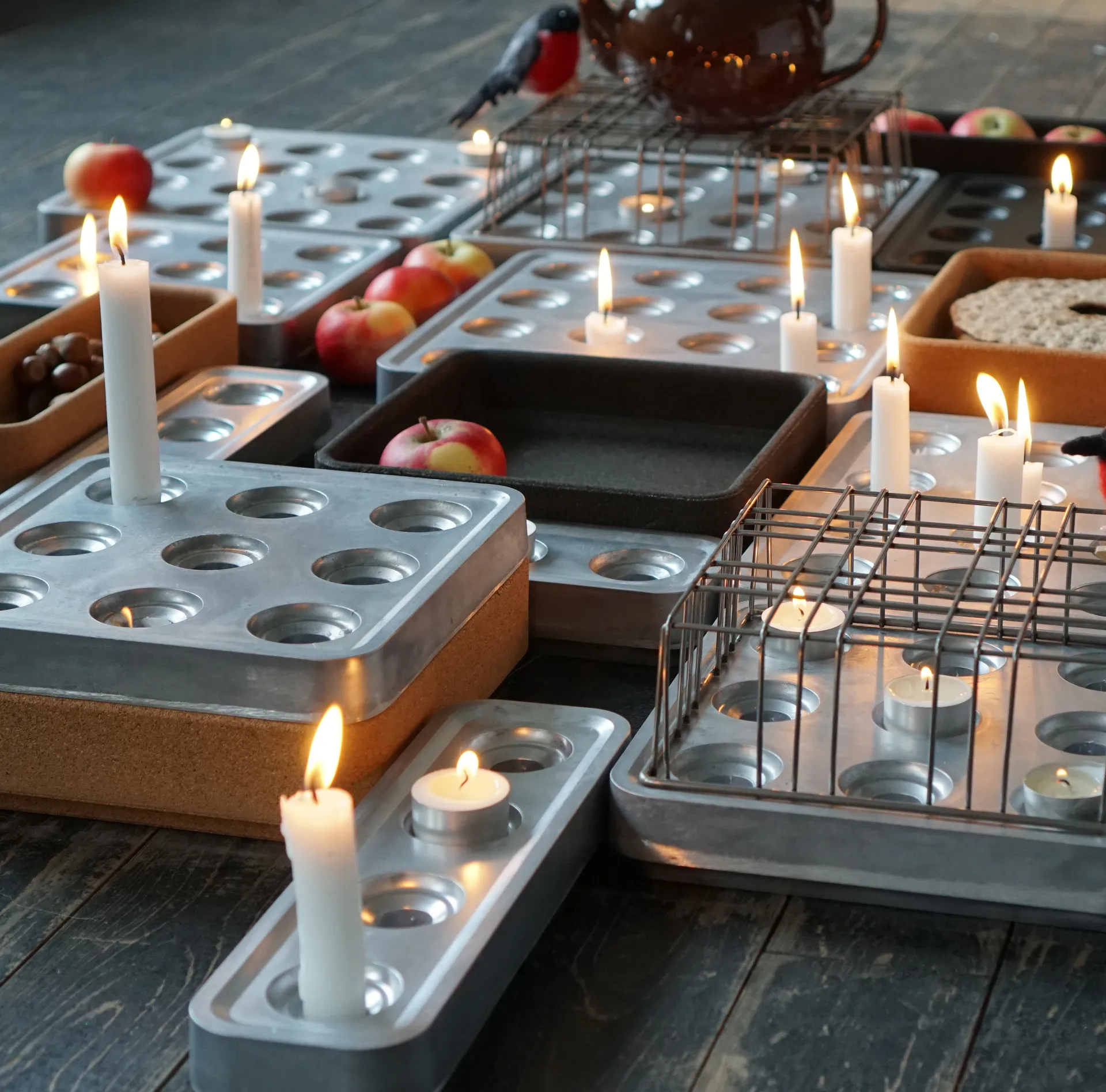 Suporte de velas Stumpastaken, grande Born In Sweden