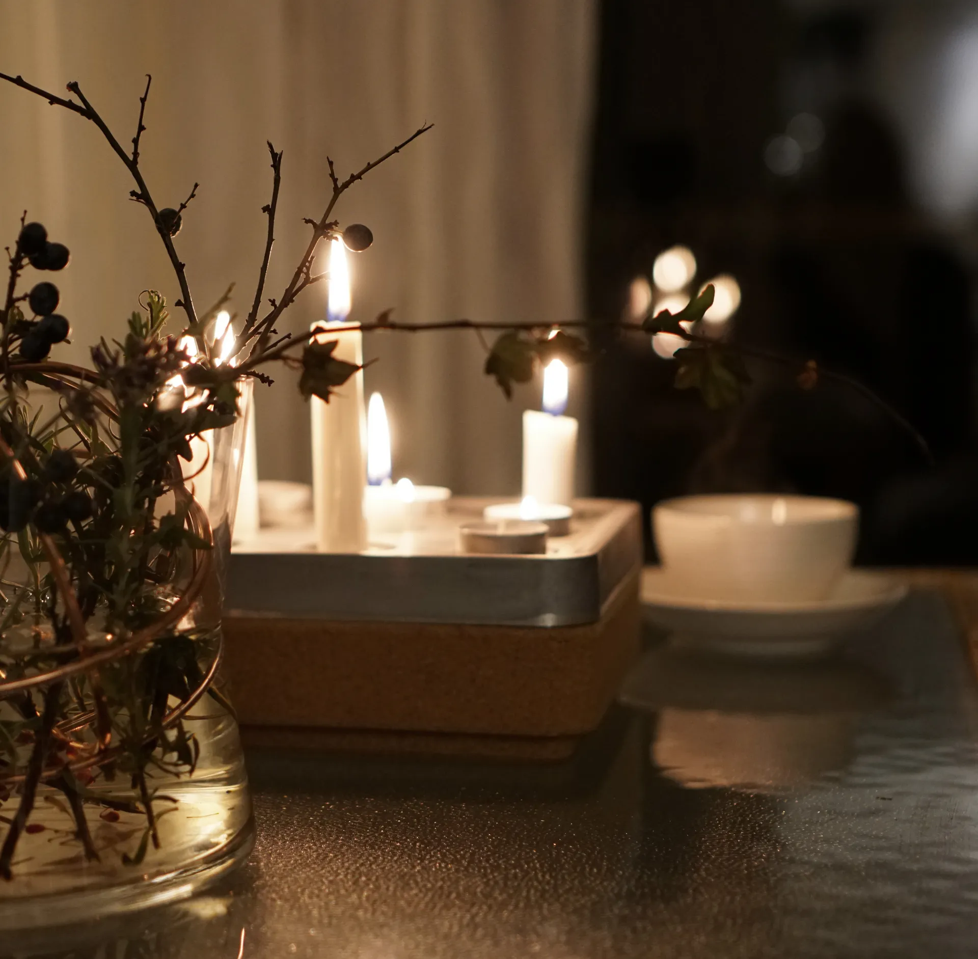 Suporte de velas Stumpastaken, pequeno Born In Sweden