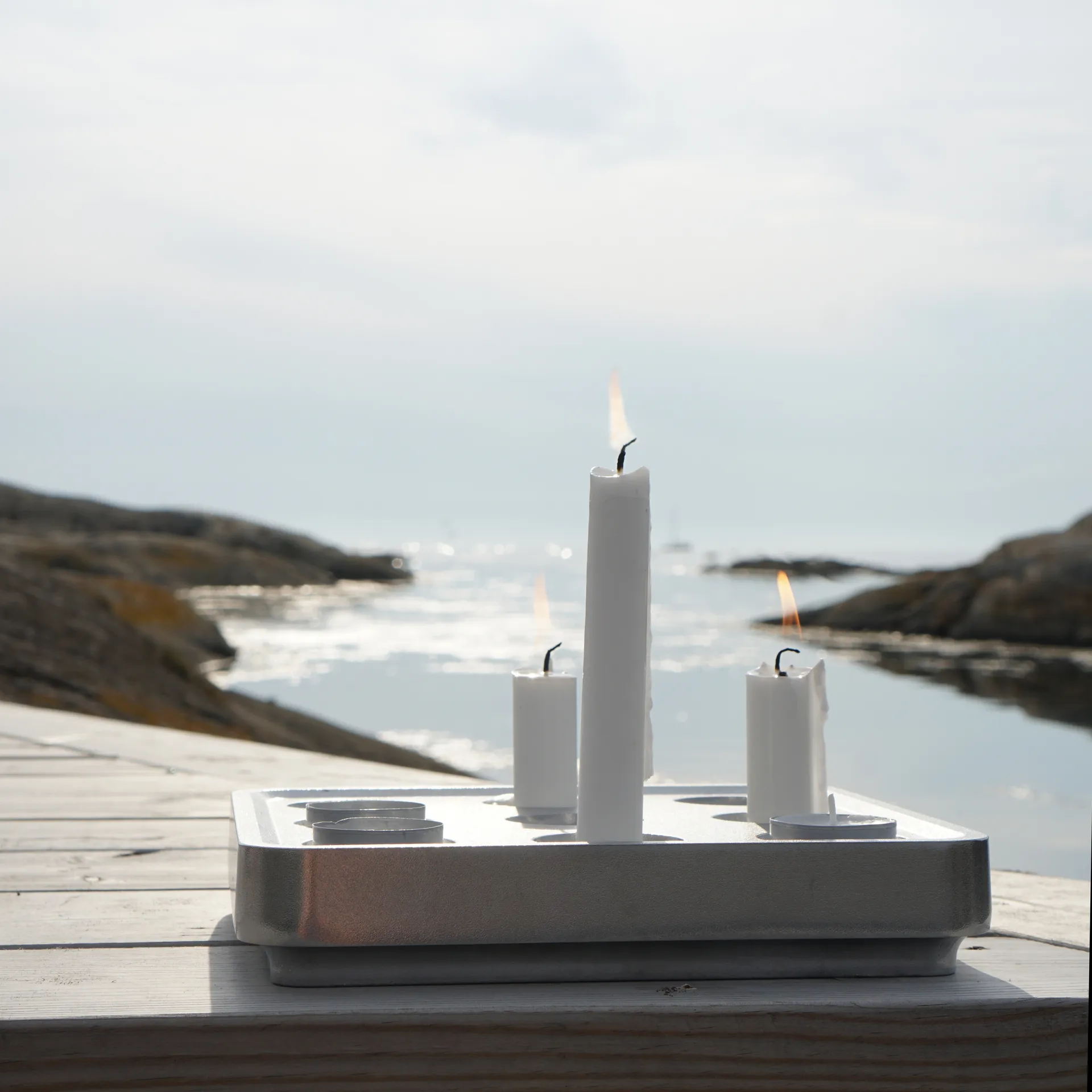 Suporte de velas Stumpastaken, pequeno Born In Sweden