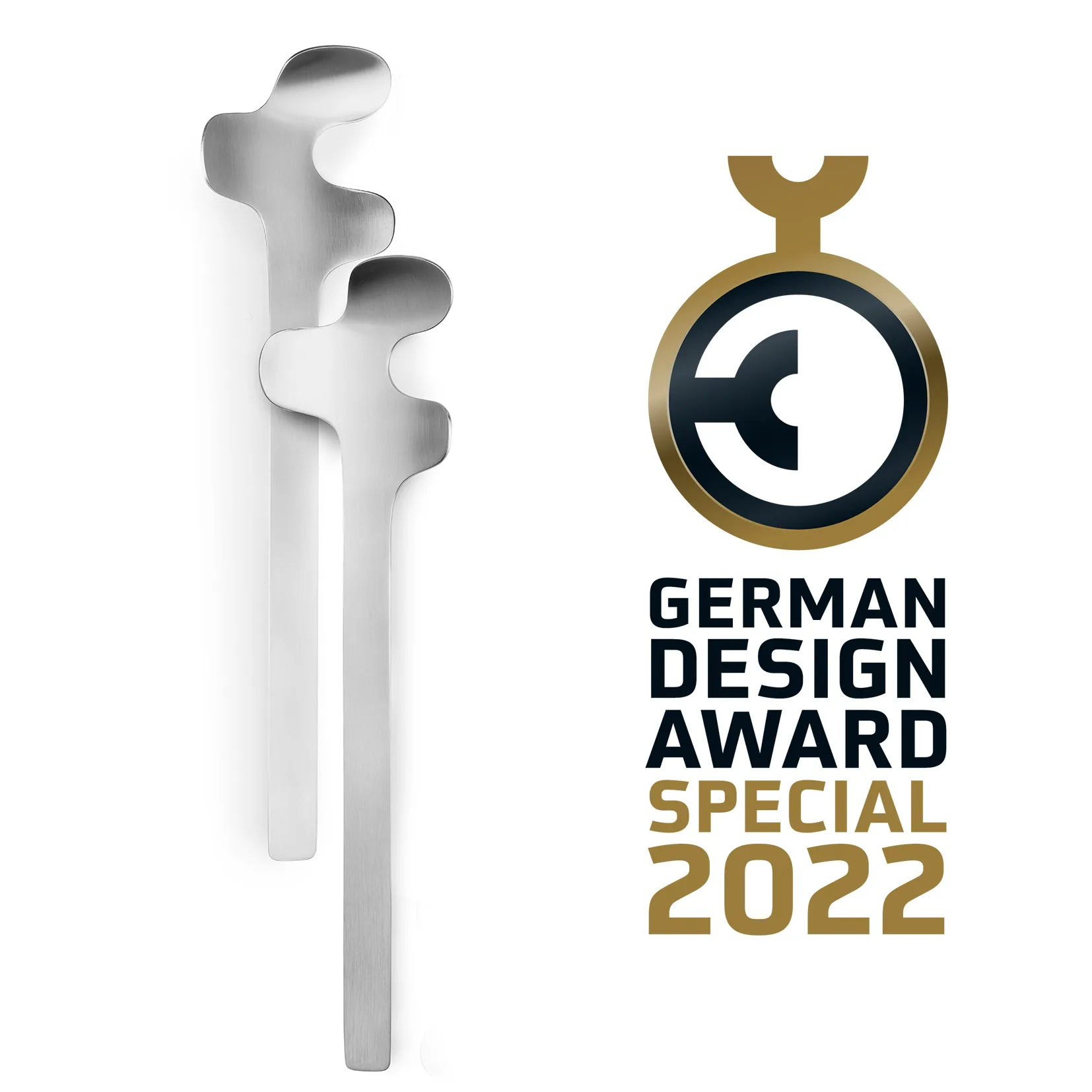 Talheres salada Leaf , Aço Escovado Born In Sweden