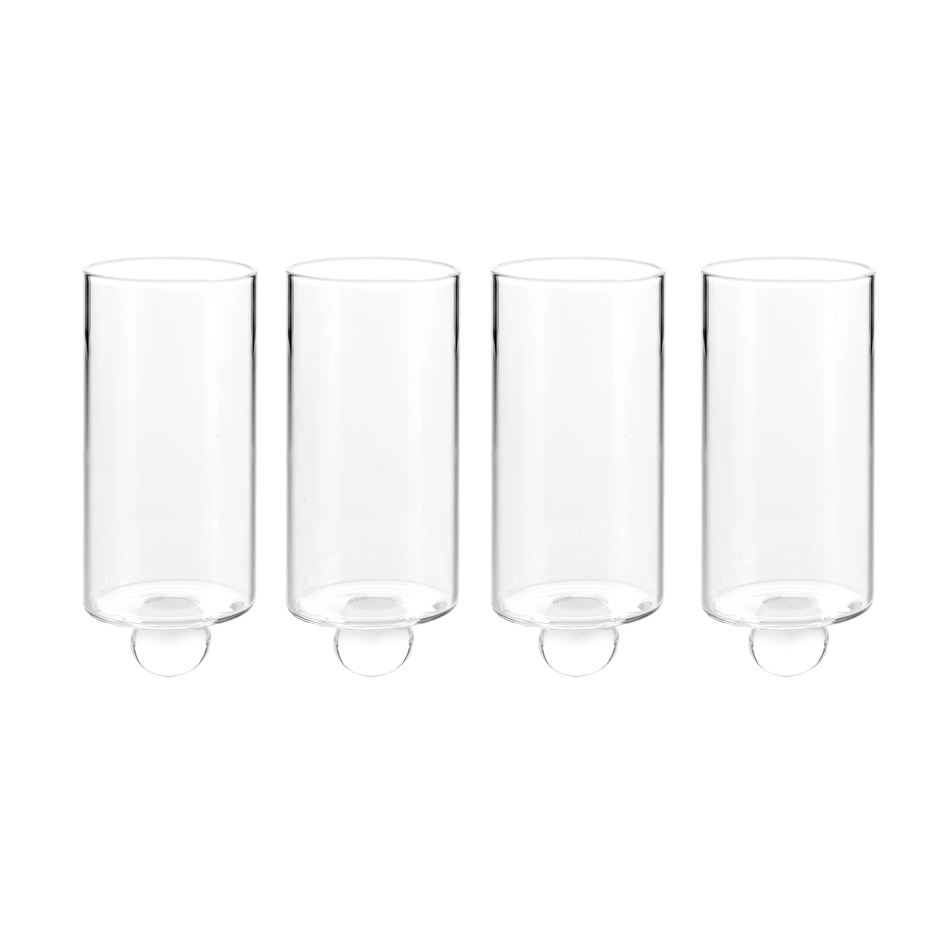 Vaso Stumpastaken, 4 un., Clear Born In Sweden