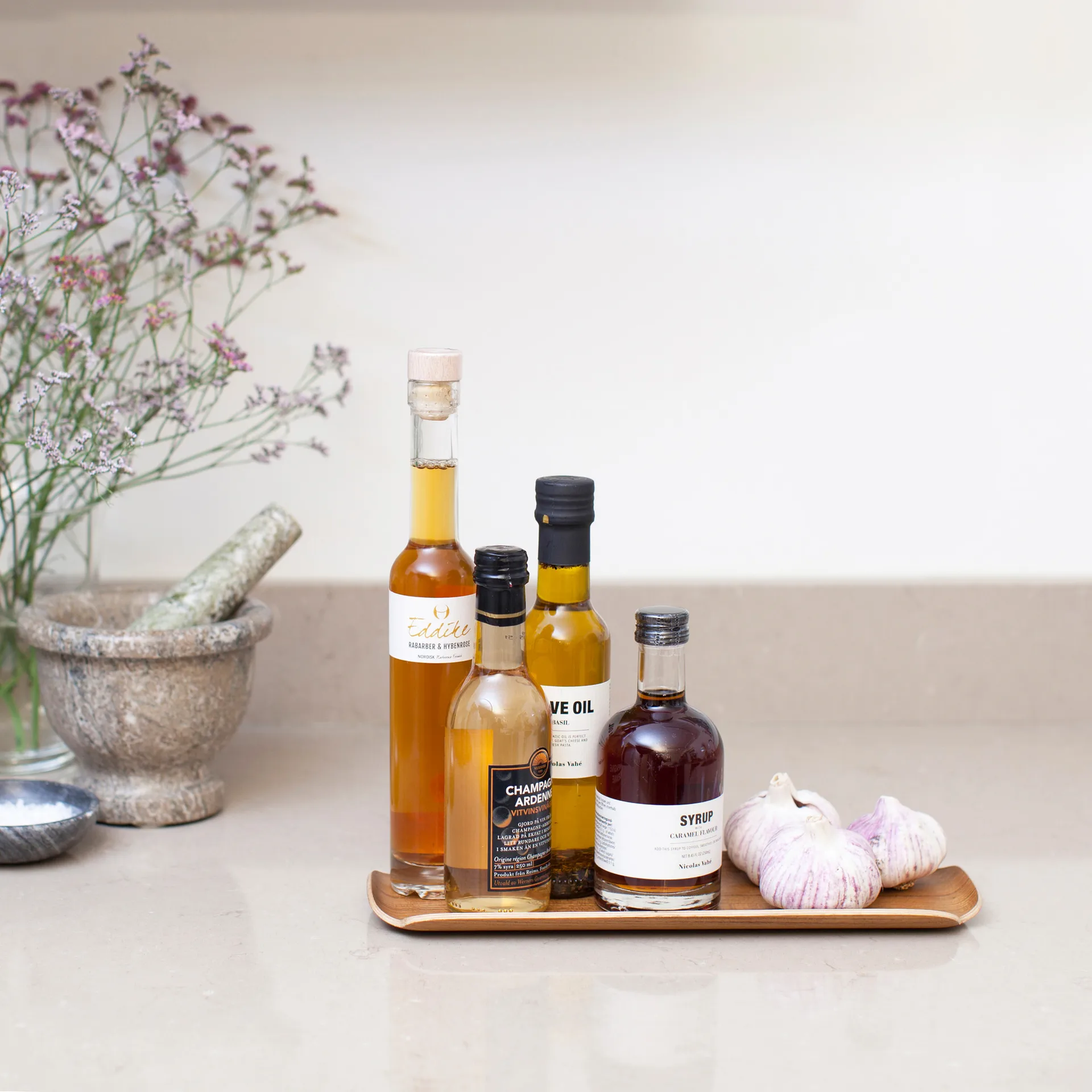 Bosign bandeja de madeira Leaf, Noz Bosign