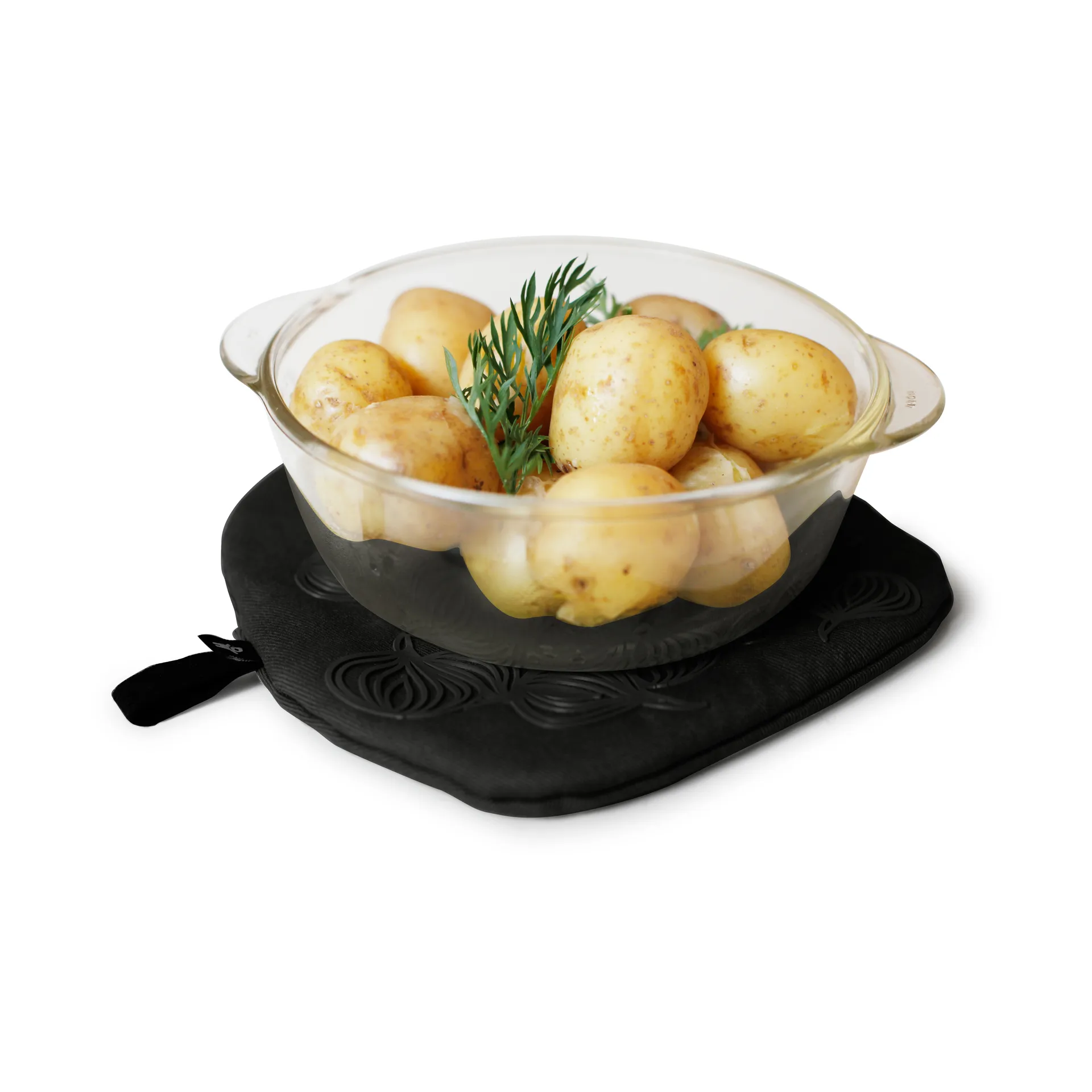 Bosign luva de forno antiderrapante com bolso, Preto Bosign