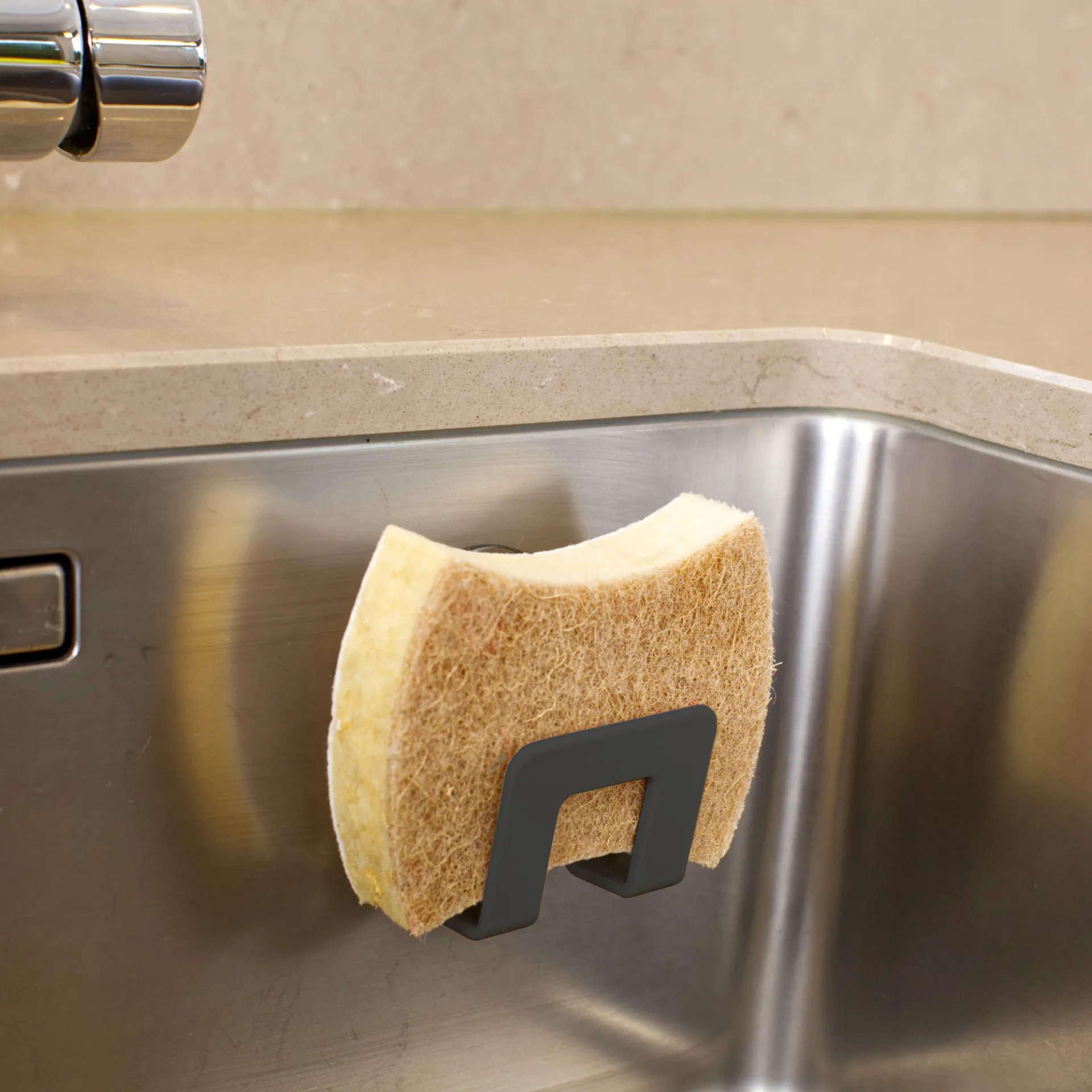 Bosign suporte para esponja com ventosa, Cinza grafite Bosign