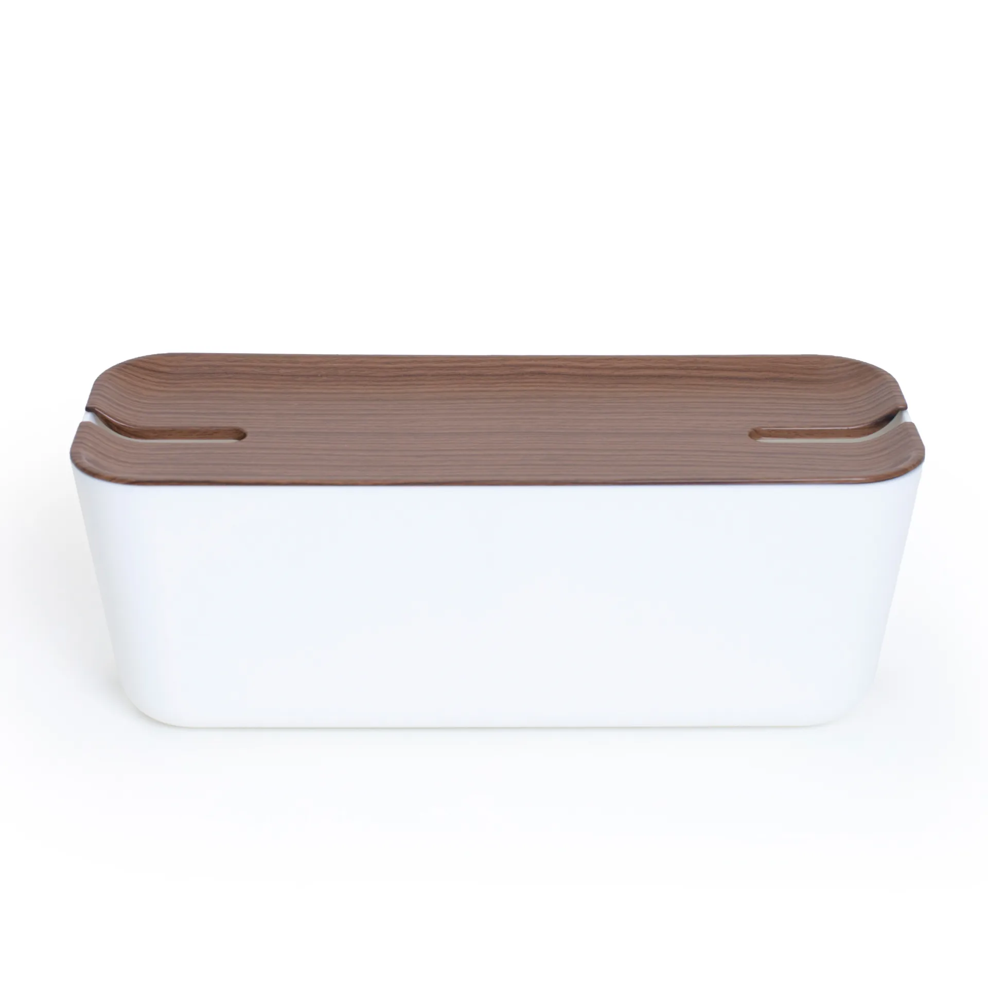 Cable Organiser XL, Detalhes em madeira escura Bosign