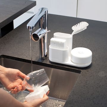 Dispensador de detergente de louça com compartimentos grande - branco - Bosign