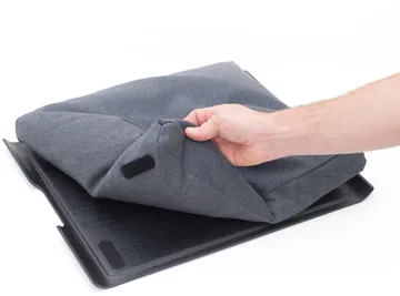 Knäbricka Laptray anti-deslizante 46x38 cm - Madeira de salgueiro preta-cinza - Bosign