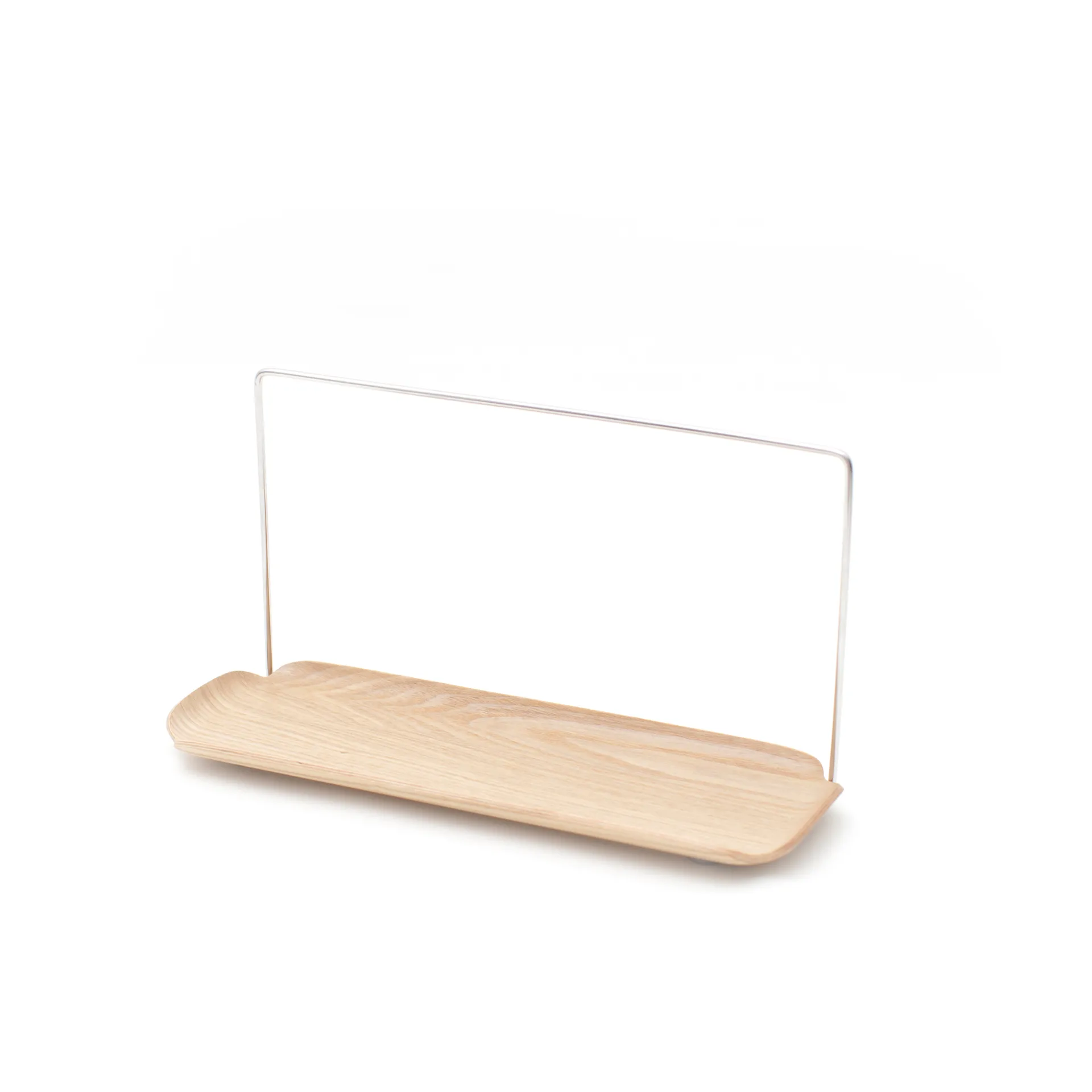 LEAF tabuleiro de pia com suporte para pano de prato, Madeira de salgueiro-aço inoxidável Bosign