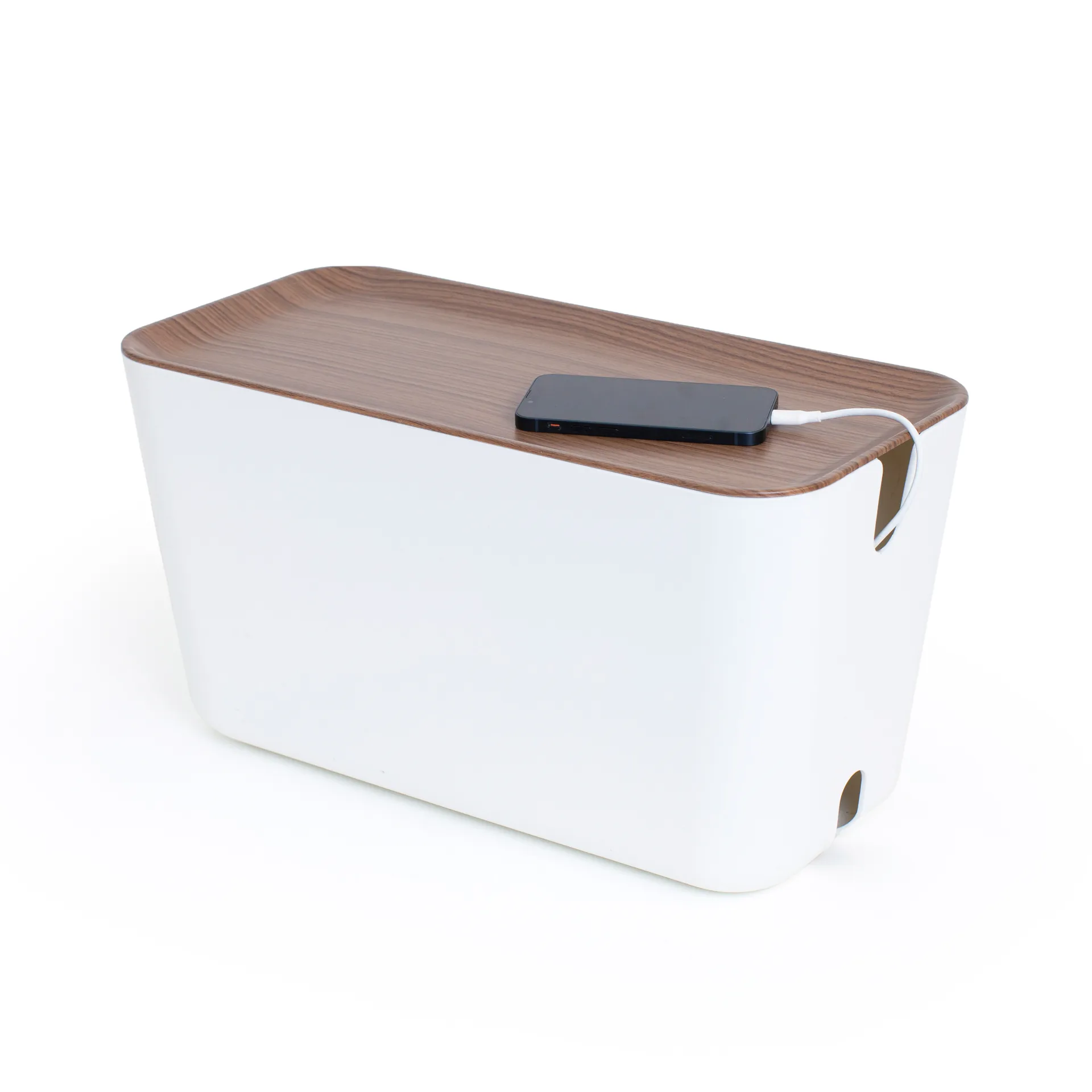 Organizador de cabos XXL Cable Organiser, Detalhes em madeira escura Bosign