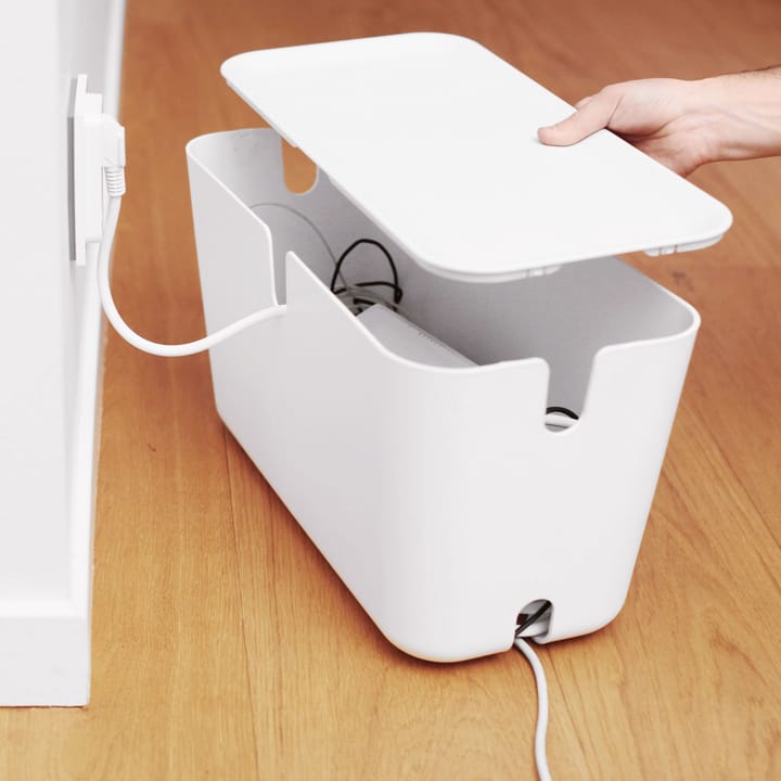 Organizador de cabos XXL Cable Organiser, White-white Bosign