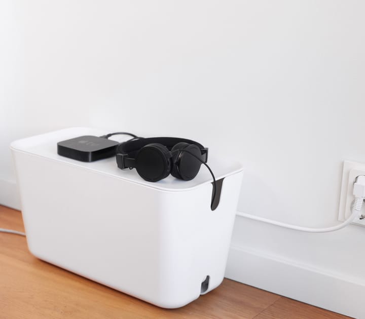 Organizador de cabos XXL Cable Organiser, White-white Bosign