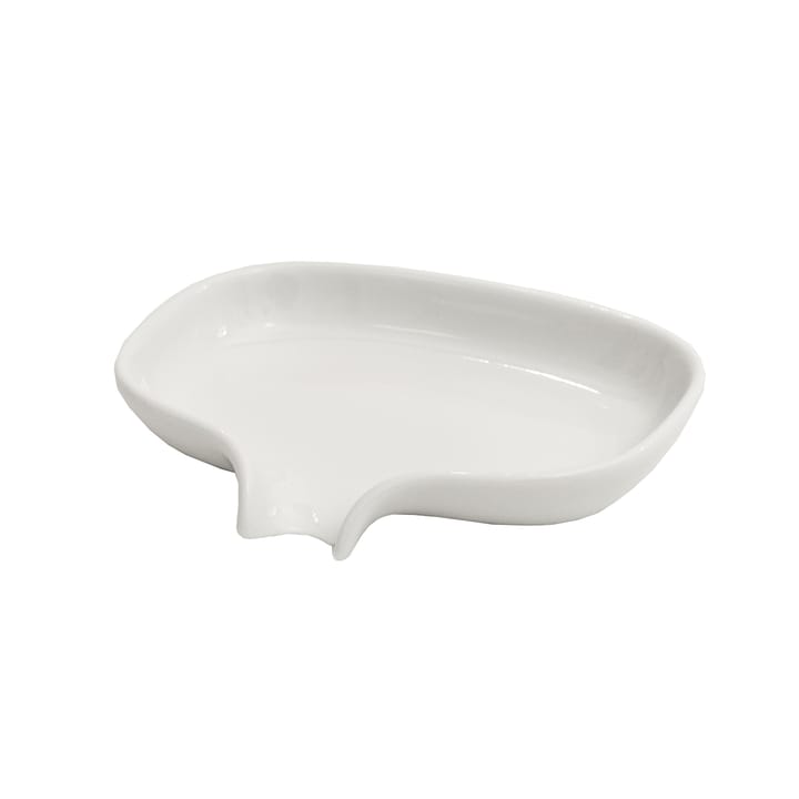 Saboneteira com drenagem em porcelana - branco - Bosign