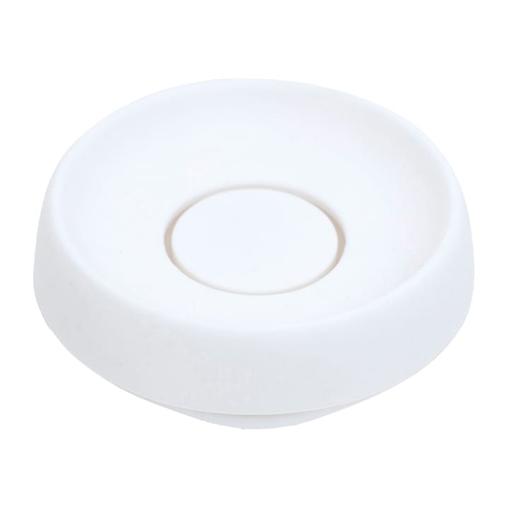 Saboneteira em silicone com escoamento Médio - Branco - Bosign