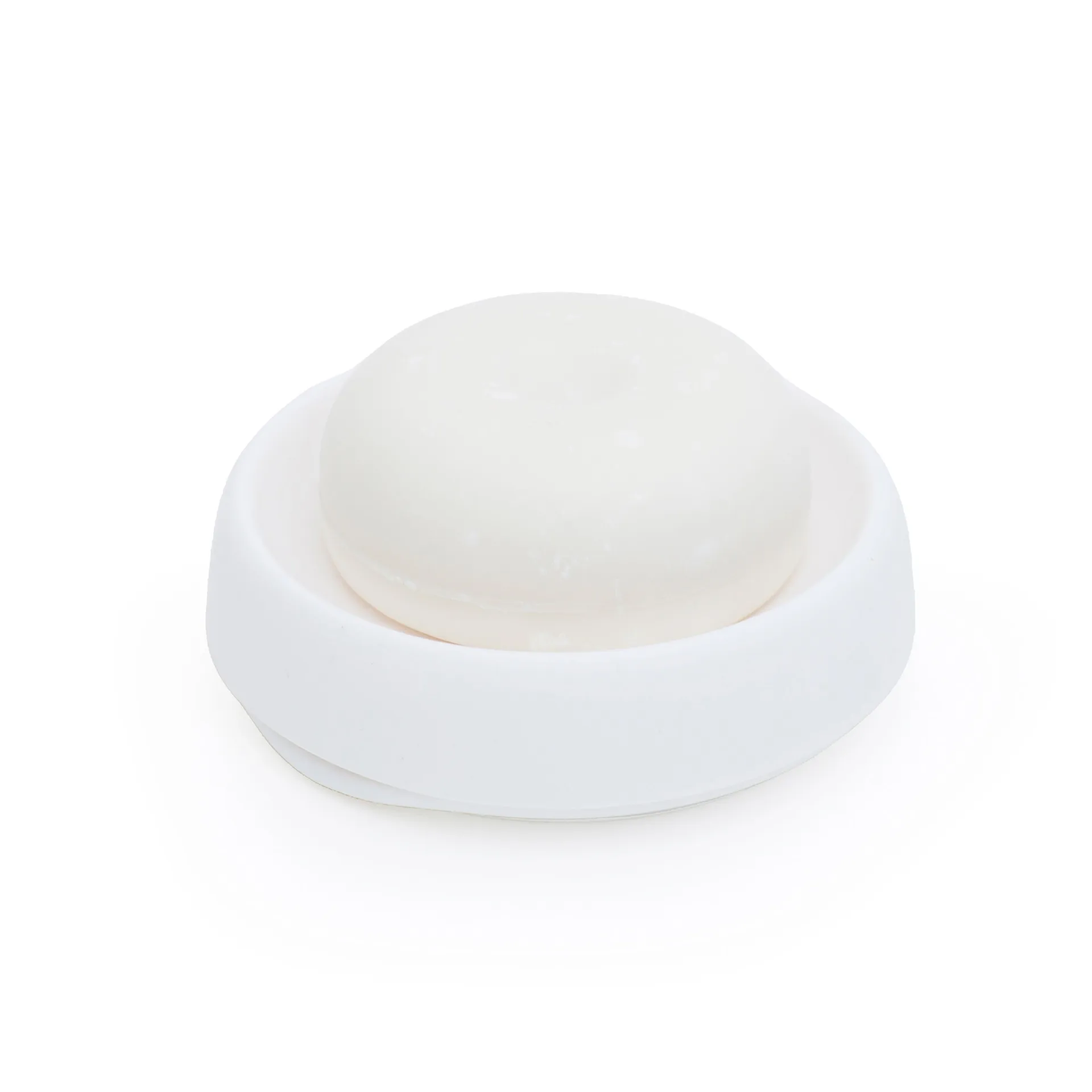Saboneteira em silicone com escoamento Médio, Branco Bosign