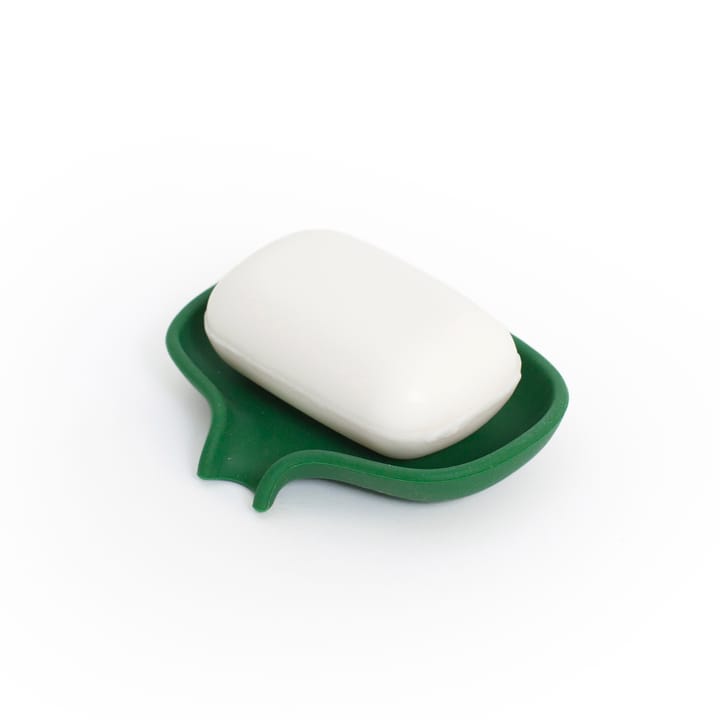 Saboneteira em silicone com escoamento Pequeno - Verde escuro - Bosign