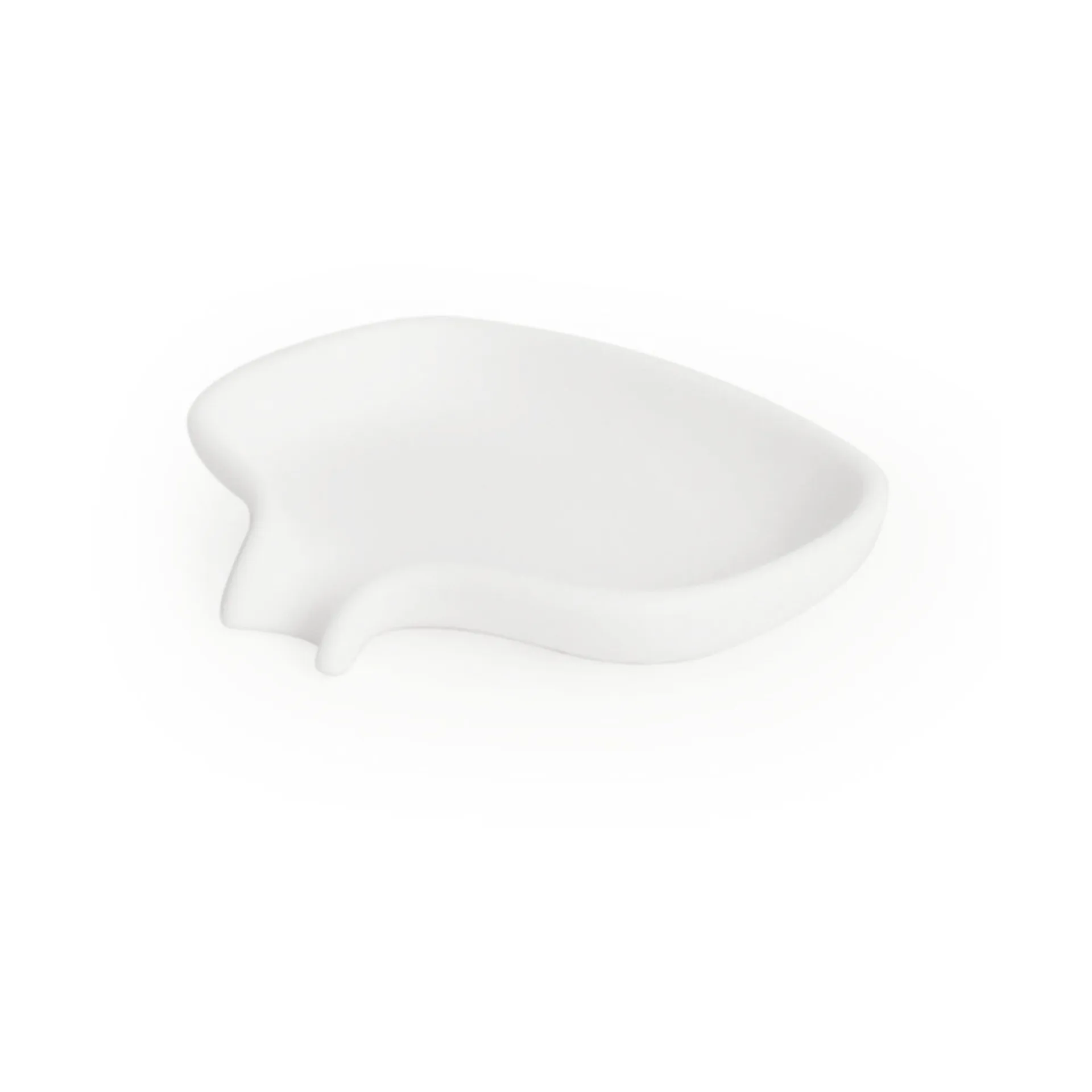 Soap Saver Flow porta-sabonete com canal de drenagem pequeno, Branco Bosign